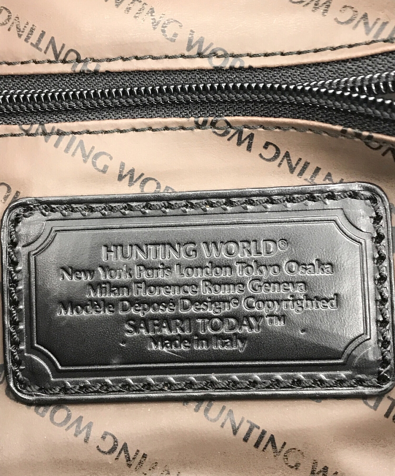 中古・古着通販】HUNTING WORLD (ハンティングワールド) サファリ ウエストバッグ ブラック｜ブランド・古着通販  トレファク公式【TREFAC FASHION】スマホサイト