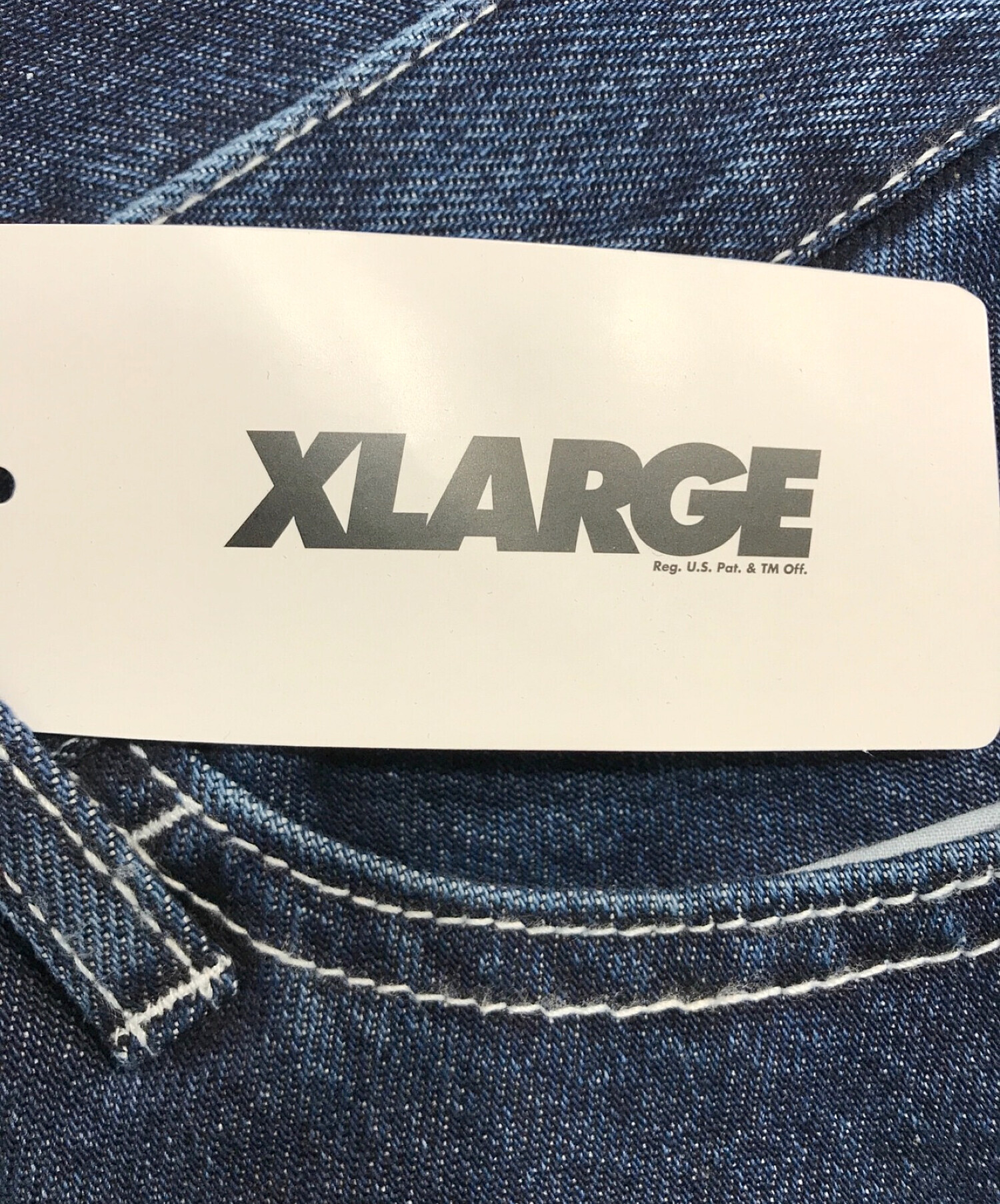 X-LARGE (エクストララージ) デニムパンツ インディゴ サイズ:34 未使用品
