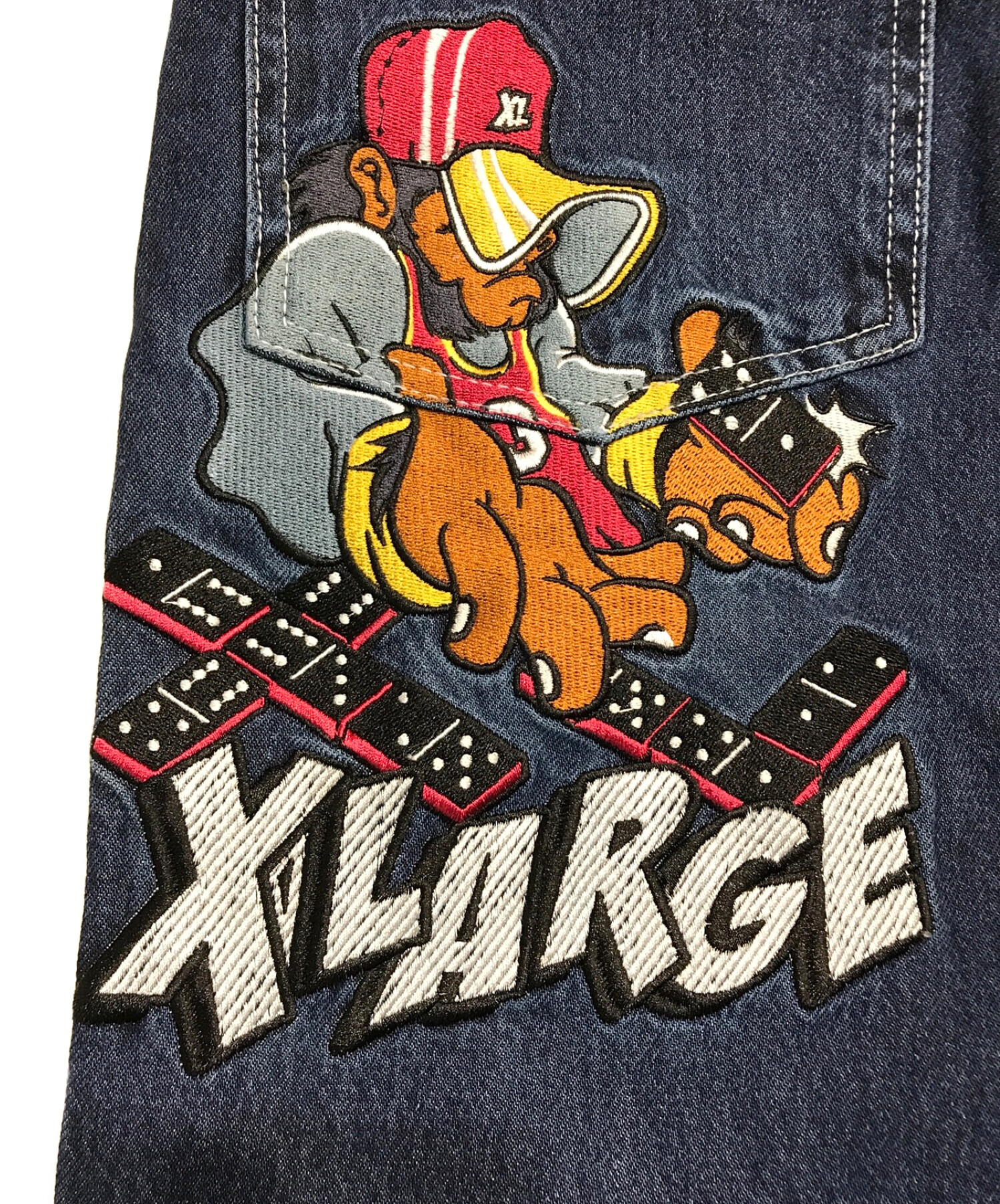 X-LARGE (エクストララージ) デニムパンツ インディゴ サイズ:34 未使用品