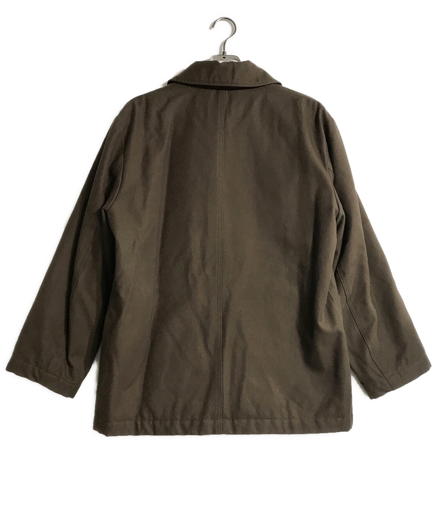 MHL (エムエイチエル) コットンウールジャケット ブラウン サイズ:M