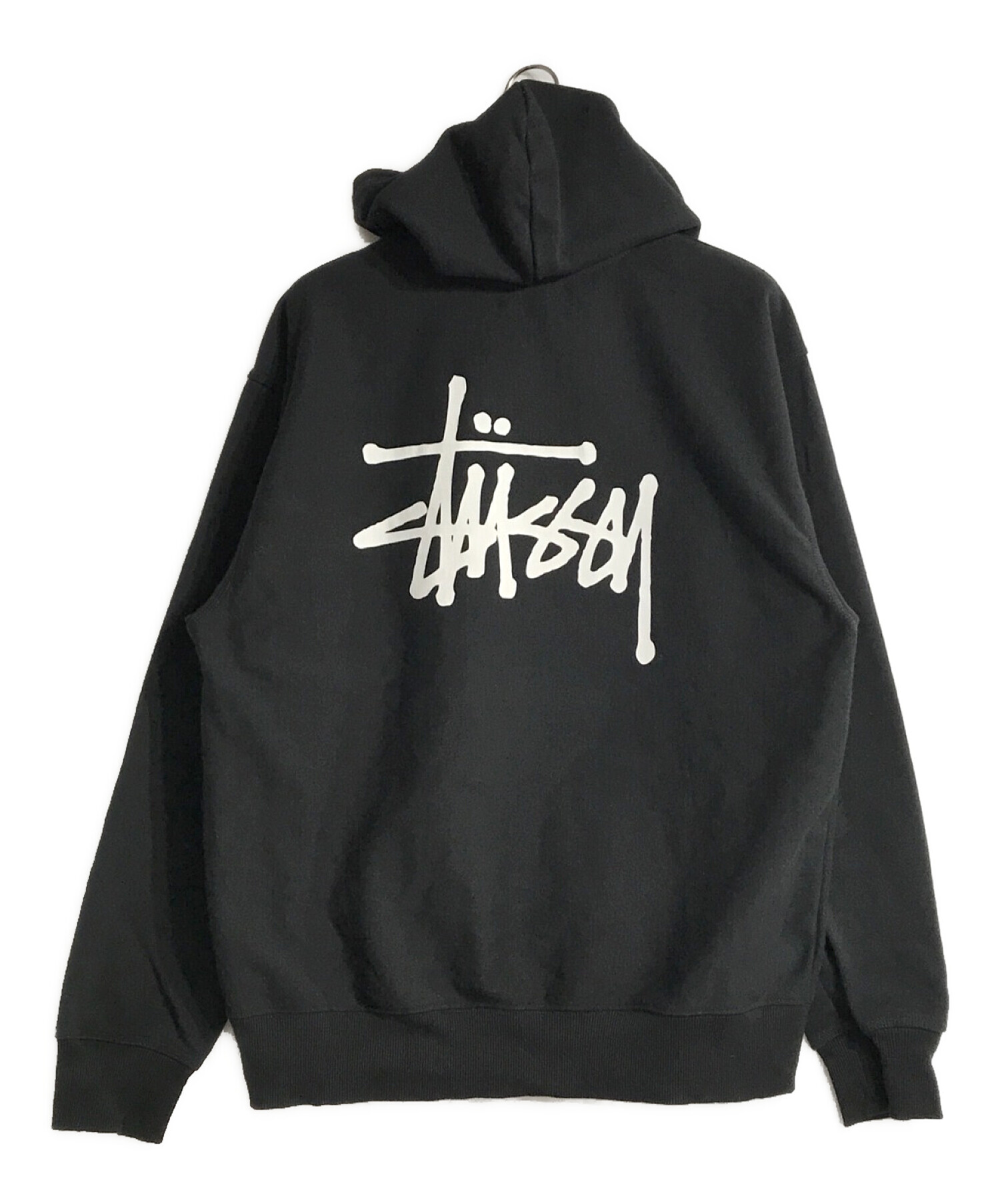 中古・古着通販】stussy (ステューシー) パーカー ブラック サイズ:L