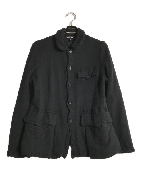 【中古・古着通販】BLACK COMME des GARCONS (ブラック コムデギャルソン) 縮絨ジャケット ブラック サイズ:M｜ブランド・古着通販  トレファク公式【TREFAC FASHION】スマホサイト