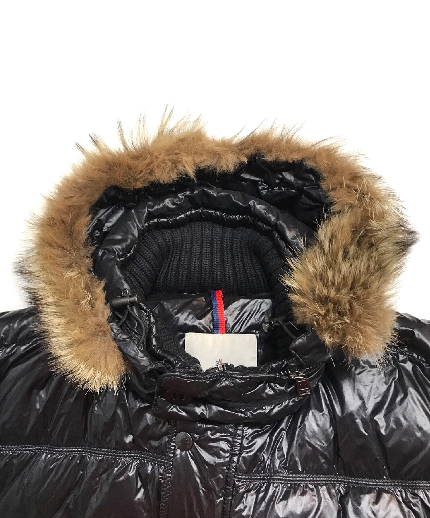 中古・古着通販】MONCLER (モンクレール) コヨーテファー付きダウン