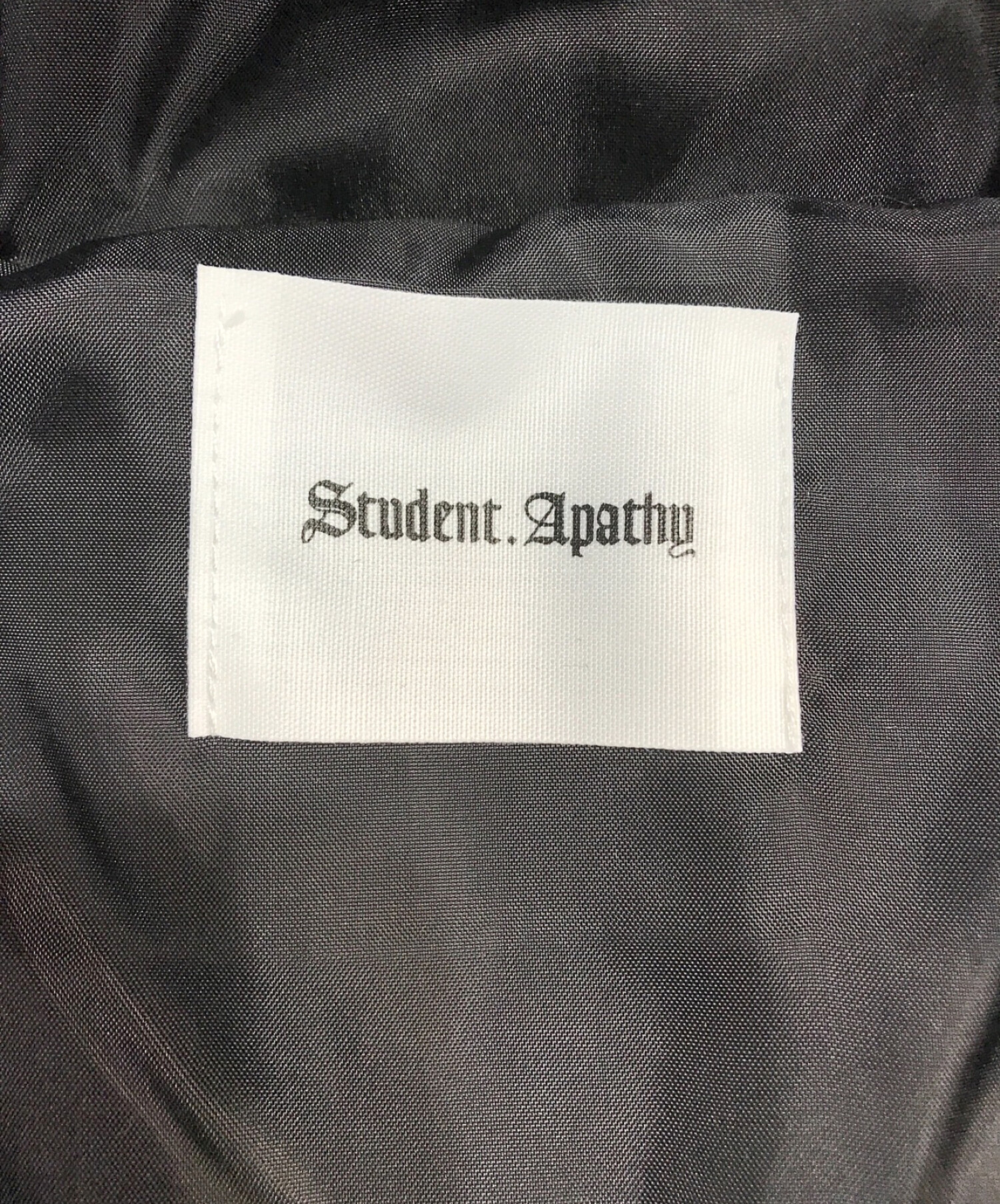 Student Apathy (スチューデント・アパシー) マイクロダウンジャケット ブラウン サイズ:L