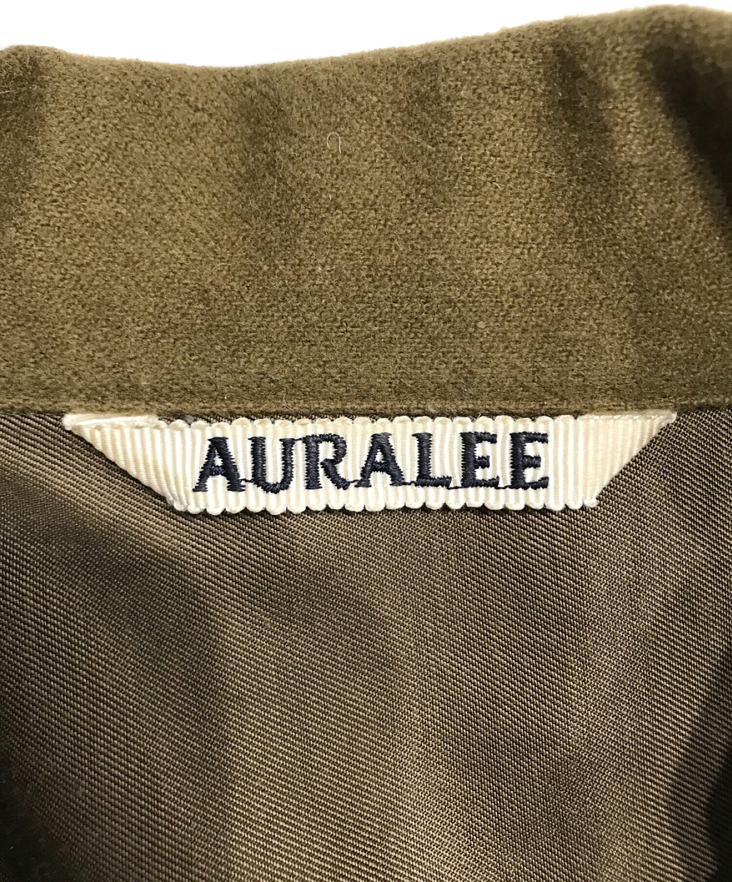 中古・古着通販】AURALEE (オーラリー) スーパーソフトウールフランネルジップシャツ ブラウン サイズ:3｜ブランド・古着通販  トレファク公式【TREFAC FASHION】スマホサイト