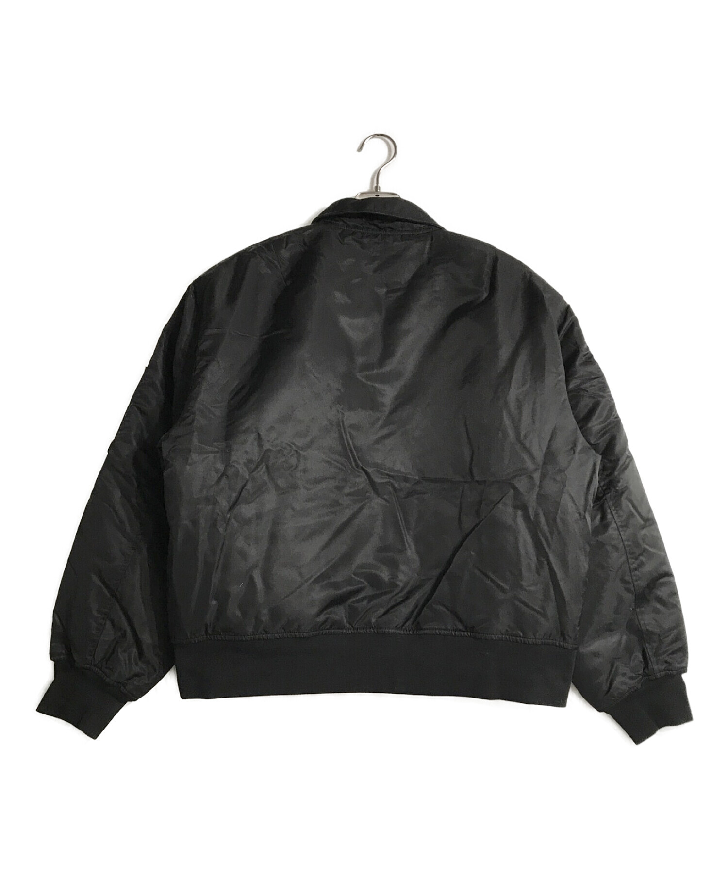 BADWAY (バッドウェイ) スタッズフライトジャケット ブラック サイズ:L 未使用品