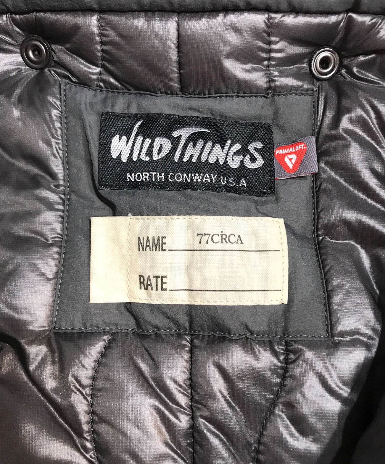 中古・古着通販】WILD THINGS (ワイルドシングス) 77circa (ナナナナサーカ) M-48モンスターパーカー グレー  サイズ:XXL｜ブランド・古着通販 トレファク公式【TREFAC FASHION】スマホサイト