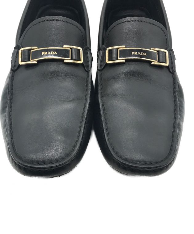 中古・古着通販】PRADA (プラダ) ドライビングシューズ ブラック ...