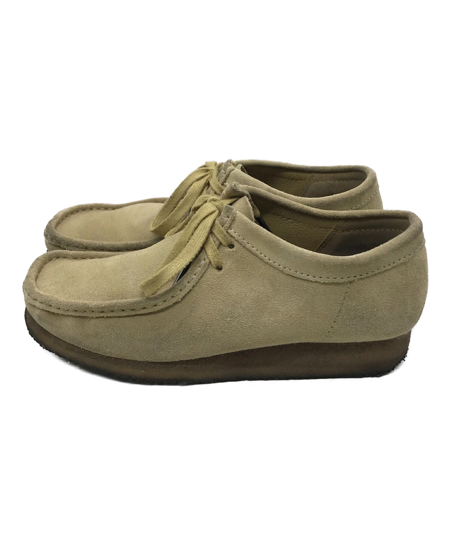 中古・古着通販】CLARKS (クラークス) ワラビーシューズ ベージュ