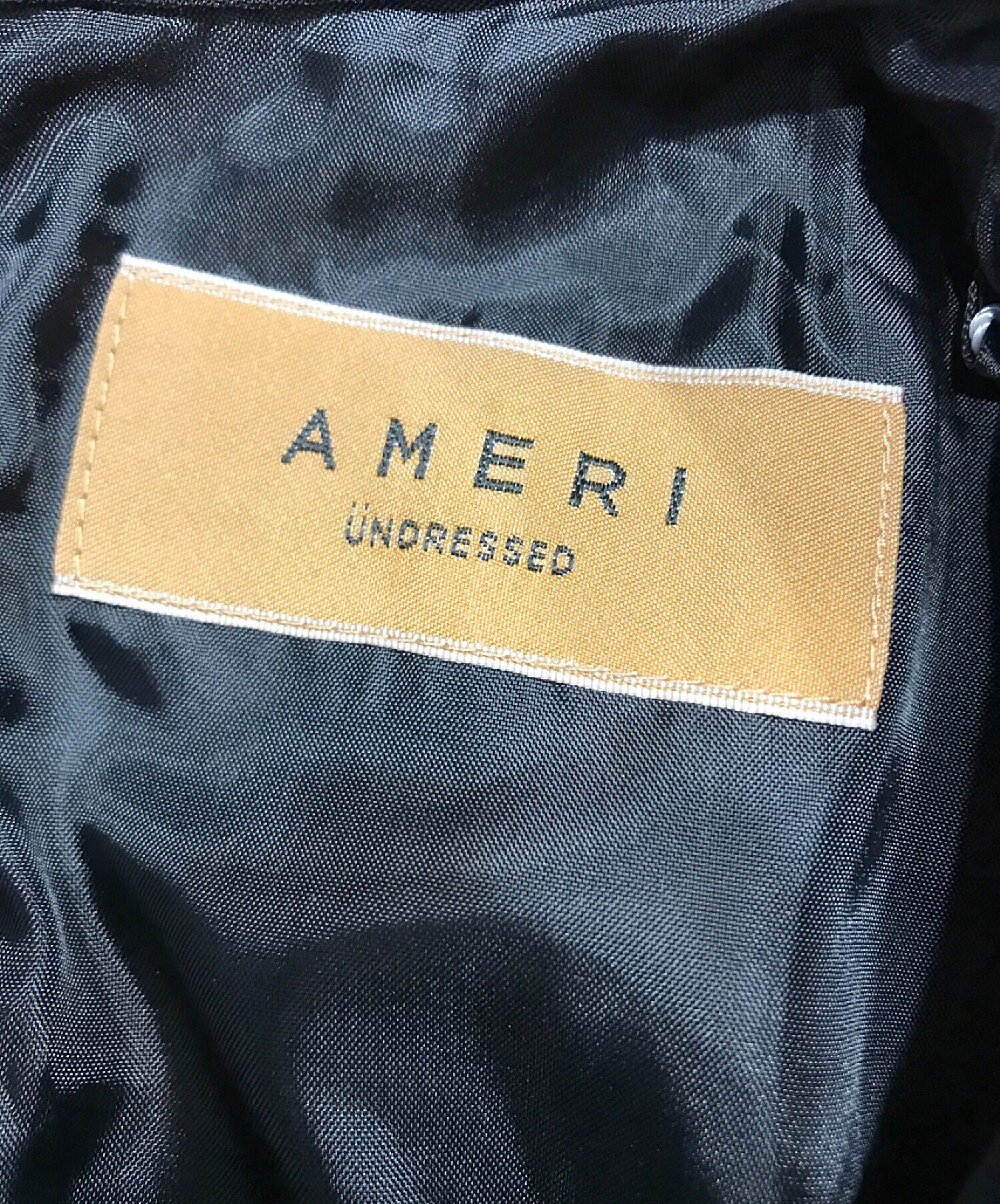 中古・古着通販】Ameri (アメリ) ジャンプスーツ ブラック サイズ:S