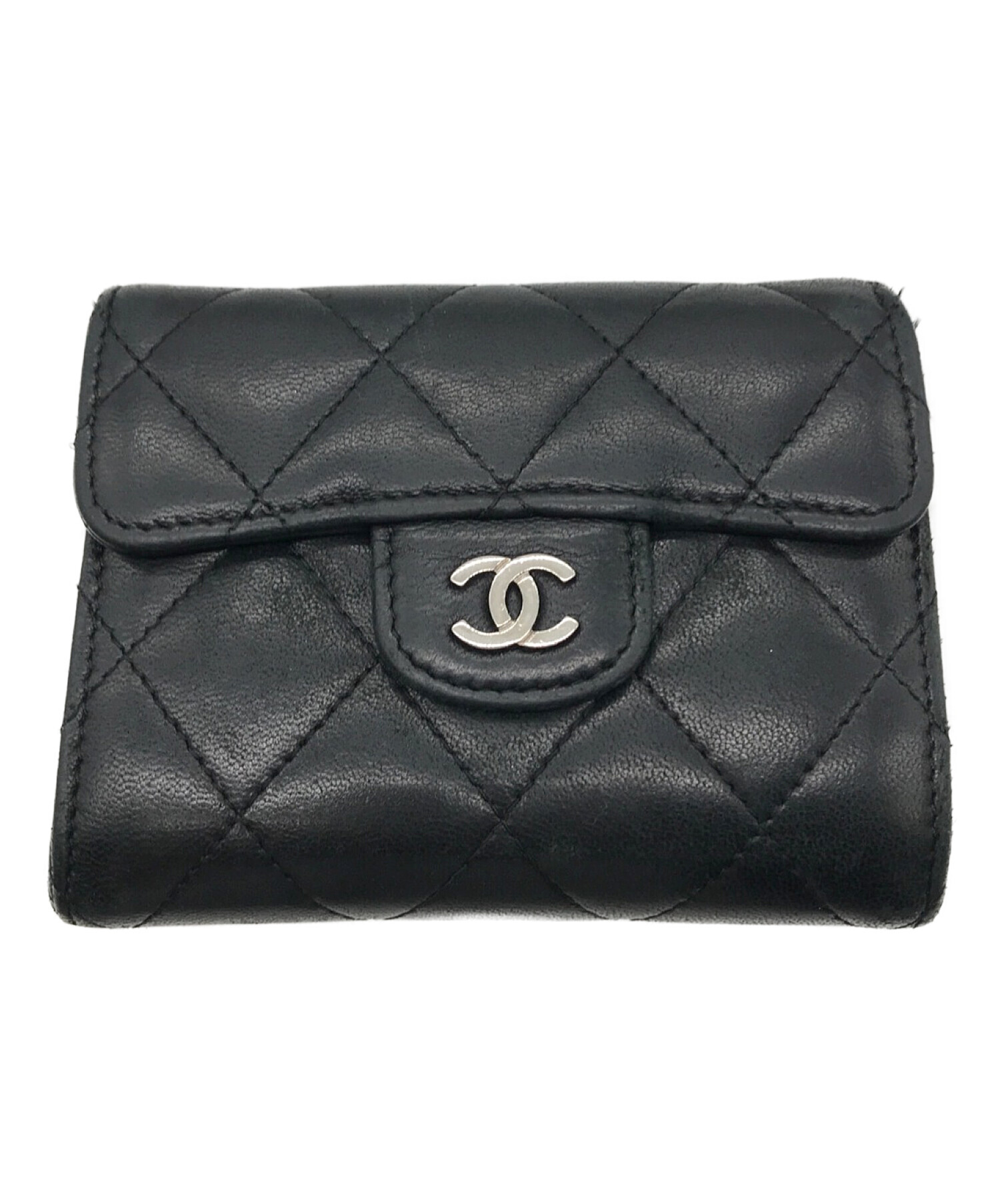 中古・古着通販】CHANEL (シャネル) コインケース ブラック｜ブランド ...