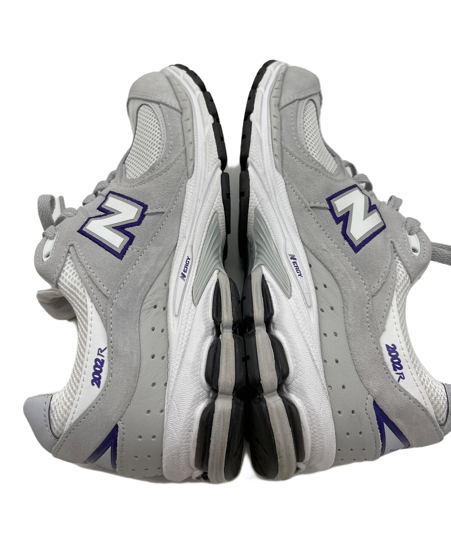 NEW BALANCE (ニューバランス) BEAUTY&YOUTH (ビューティーアンドユース) 別注 ML2002R6スニーカー ホワイト×グレー  サイズ:26.5cm