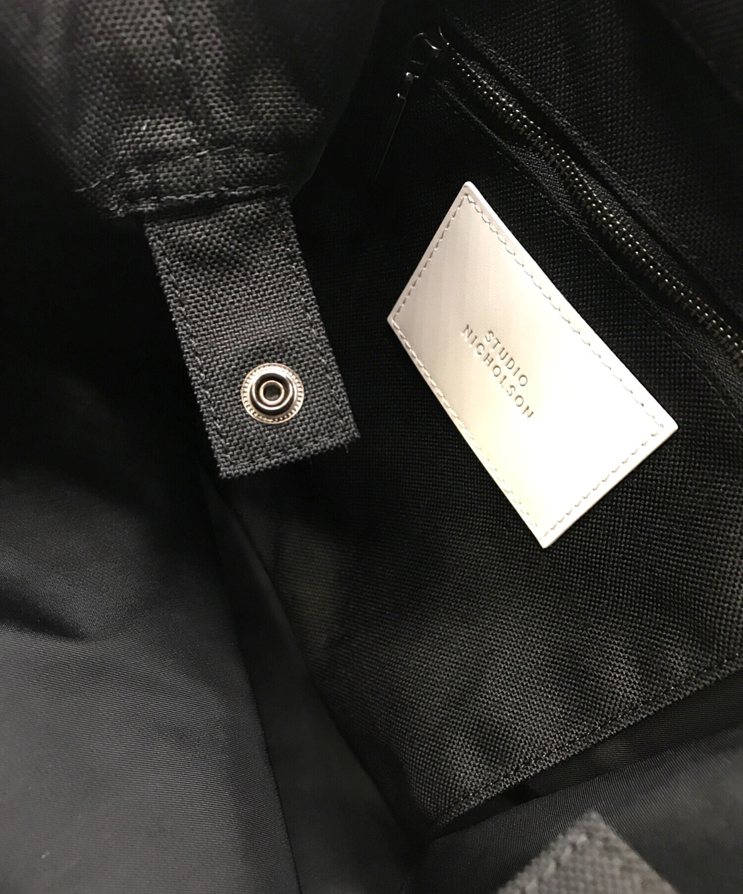 中古・古着通販】STUDIO NICHOLSON (スタジオニコルソン) slide / canvas cross body bag  ブラック｜ブランド・古着通販 トレファク公式【TREFAC FASHION】スマホサイト