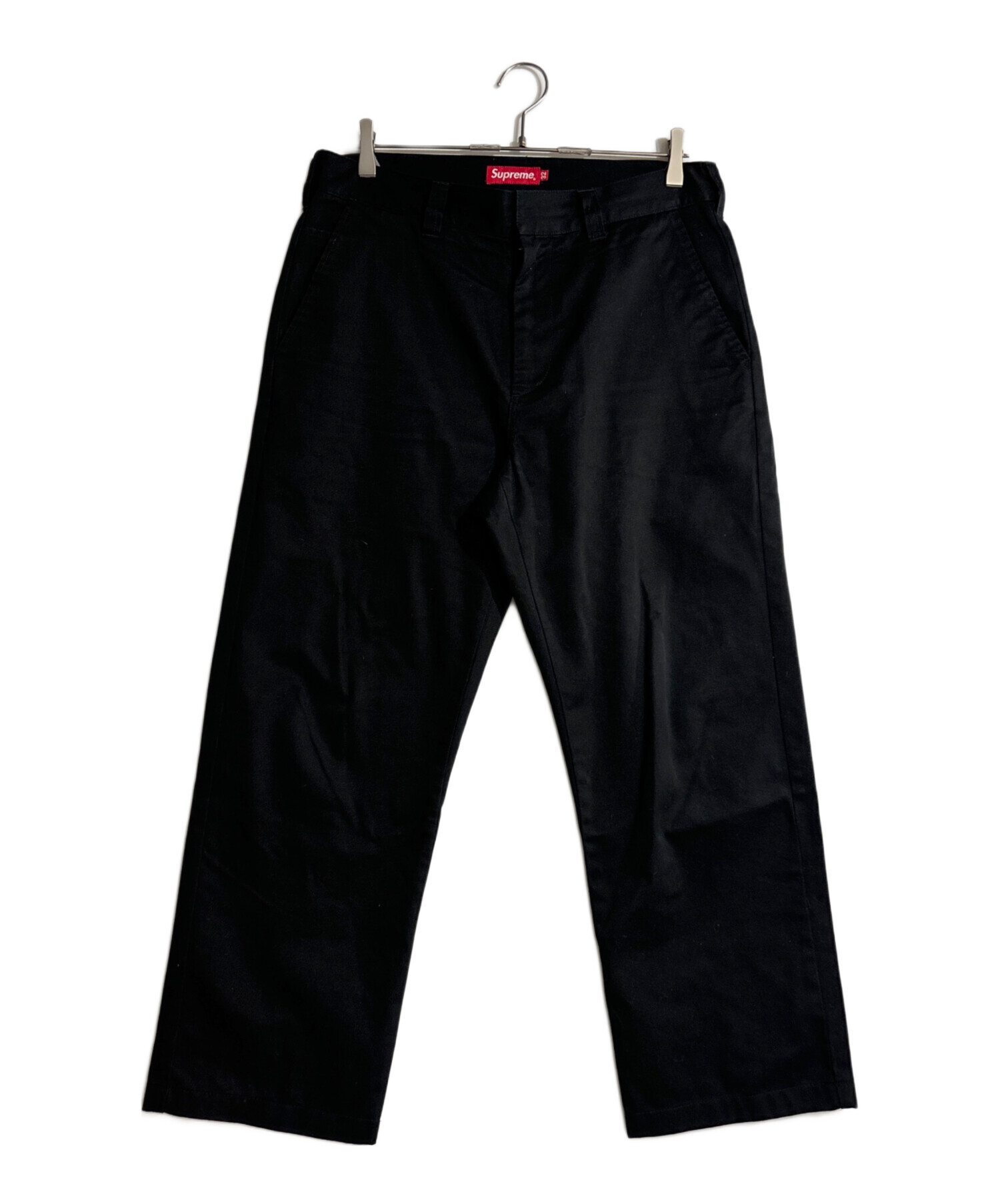 中古・古着通販】Supreme (シュプリーム) Work Pant /ワークパンツ ブラック サイズ:32｜ブランド・古着通販  トレファク公式【TREFAC FASHION】スマホサイト