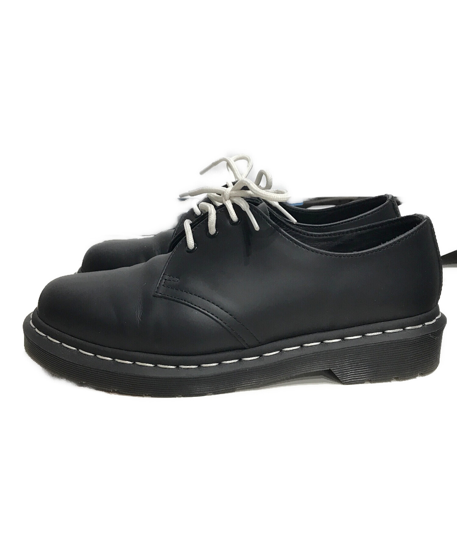 中古・古着通販】Dr.Martens (ドクターマーチン) ホワイトステッチ 3 ホール シューズ ブラック  サイズ:25cm(UK6)｜ブランド・古着通販 トレファク公式【TREFAC FASHION】スマホサイト