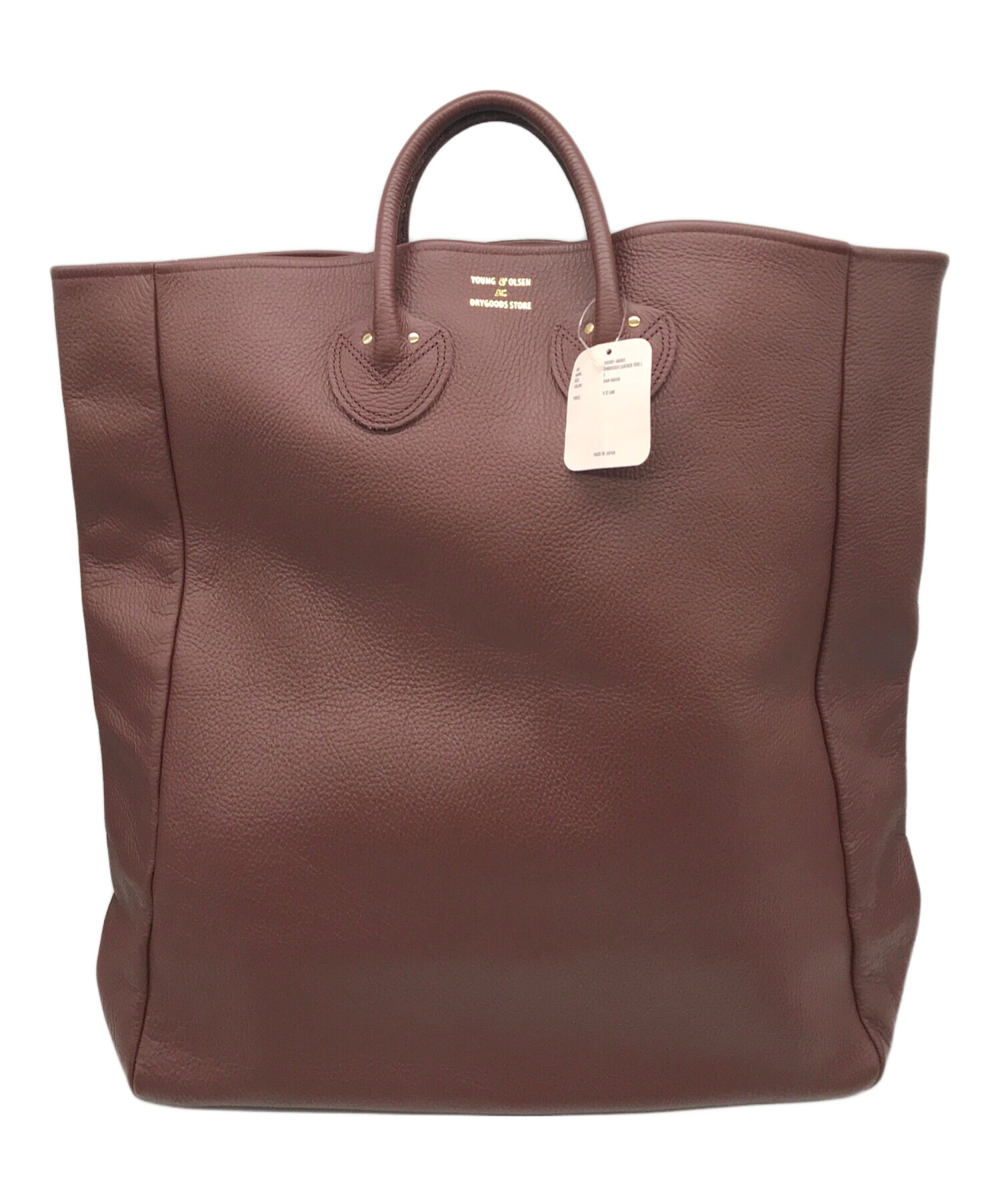 中古・古着通販】YOUNG & OLSEN The DRYGOODS STORE (ヤングアンドオルセン ザ ドライグッズストア) EMBOSSED  LEATHER TOTE L/レザートートバッグ ブラウン｜ブランド・古着通販 トレファク公式【TREFAC FASHION】スマホサイト