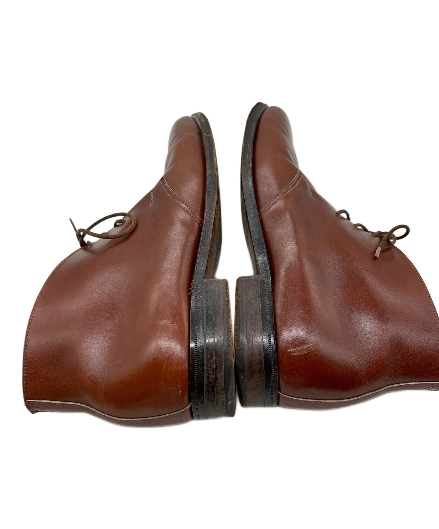 Crockett & Jones (クロケット＆ジョーンズ) UNITED ARROWS (ユナイテッドアローズ) 別注チルターンチャッカブーツ  ブラウン サイズ:7 1/2E