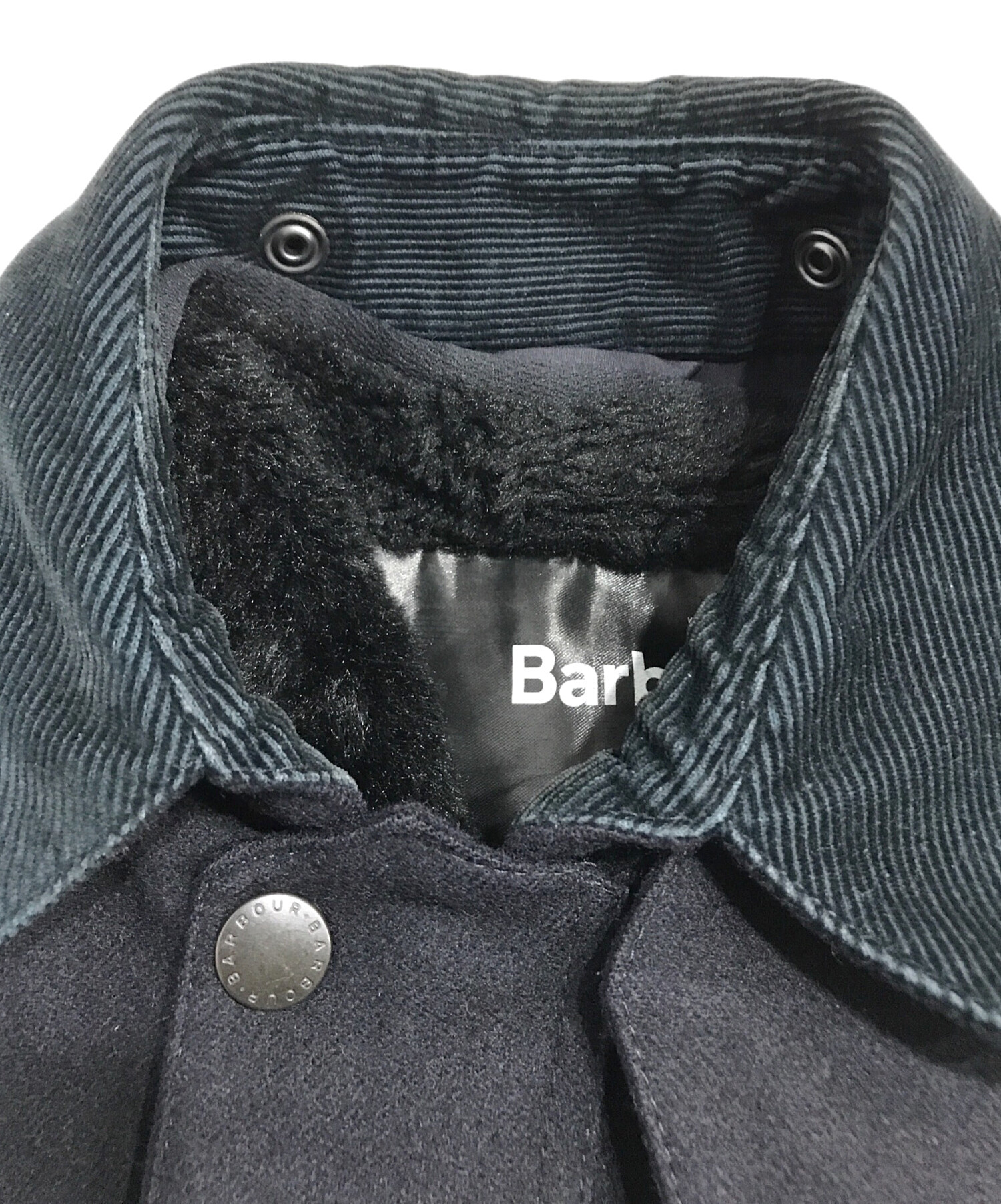 中古・古着通販】Barbour (バブアー) SL BEDALE BONDED WOOL ネイビー サイズ:36｜ブランド・古着通販  トレファク公式【TREFAC FASHION】スマホサイト