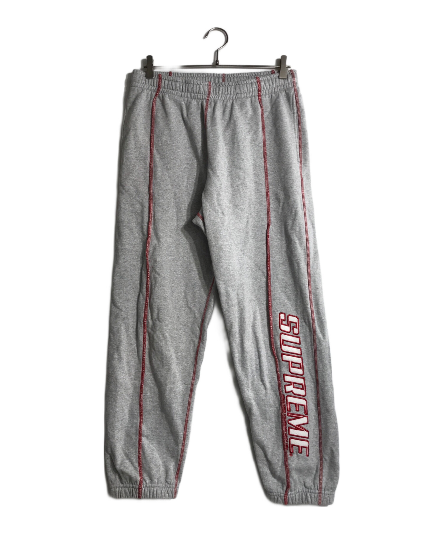 Supreme (シュプリーム) 22SS Coverstitch Sweatpant グレー サイズ:S