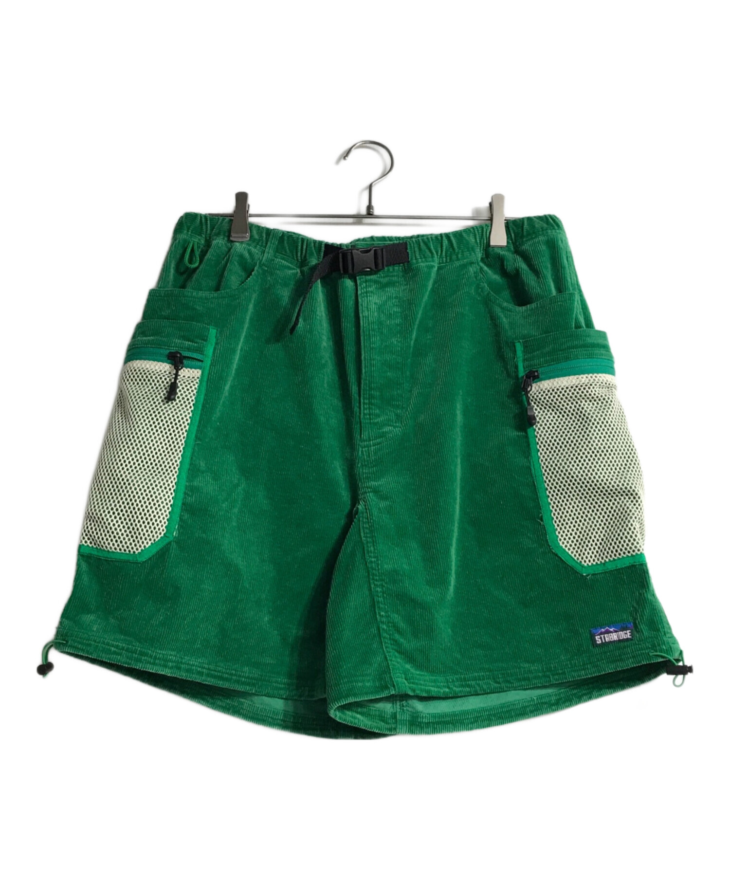 中古・古着通販】GRIP SWANY (グリップスワニー) STABRIDGE (スタブリッジ) INNER CITY EXPLORER SHORTS/コーデュロイハーフパンツ  グリーン サイズ:L｜ブランド・古着通販 トレファク公式【TREFAC FASHION】スマホサイト