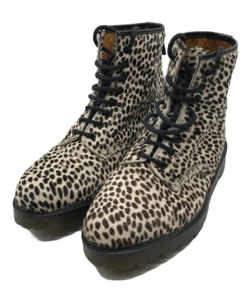 中古・古着通販】Dr.Martens (ドクターマーチン) レオパードハラコ 8ホールブーツ ベージュ サイズ:UK8｜ブランド・古着通販  トレファク公式【TREFAC FASHION】スマホサイト