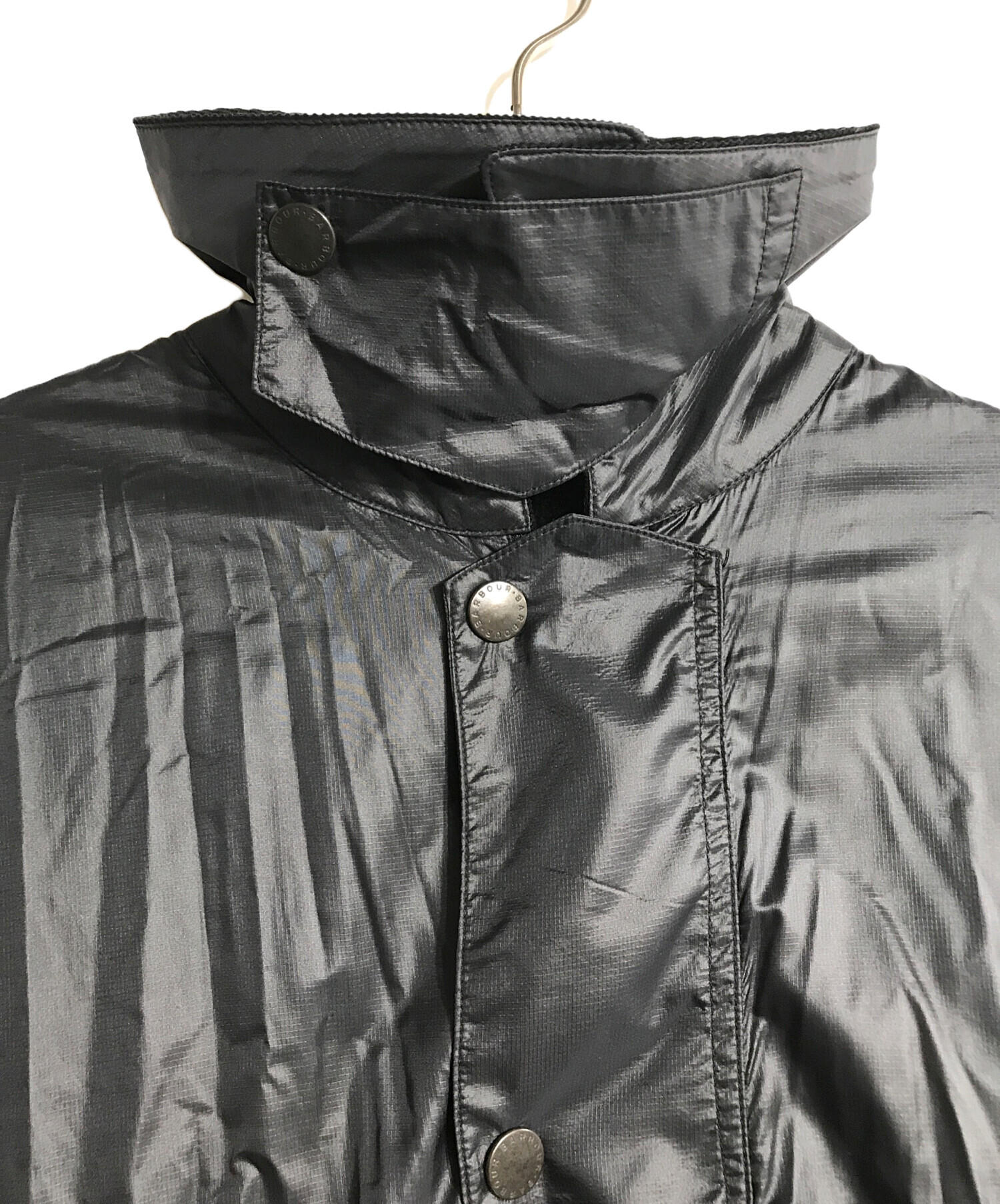 中古・古着通販】Barbour (バブアー) SHIPS別注 BORDER コーデュロイカラー パッカブル ナイロン コート ブラック  サイズ:S｜ブランド・古着通販 トレファク公式【TREFAC FASHION】スマホサイト