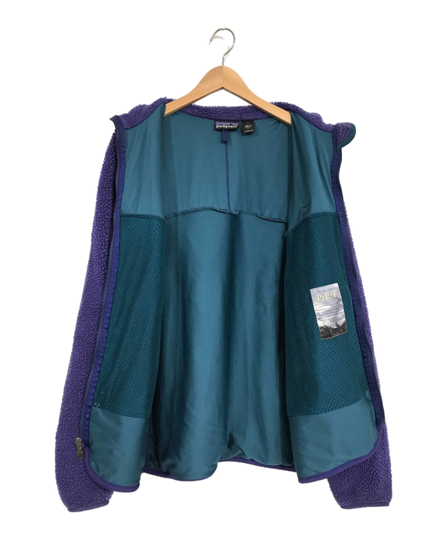 Patagonia (パタゴニア) P.E.FレトロXジャケット パープル サイズ:SIZE L