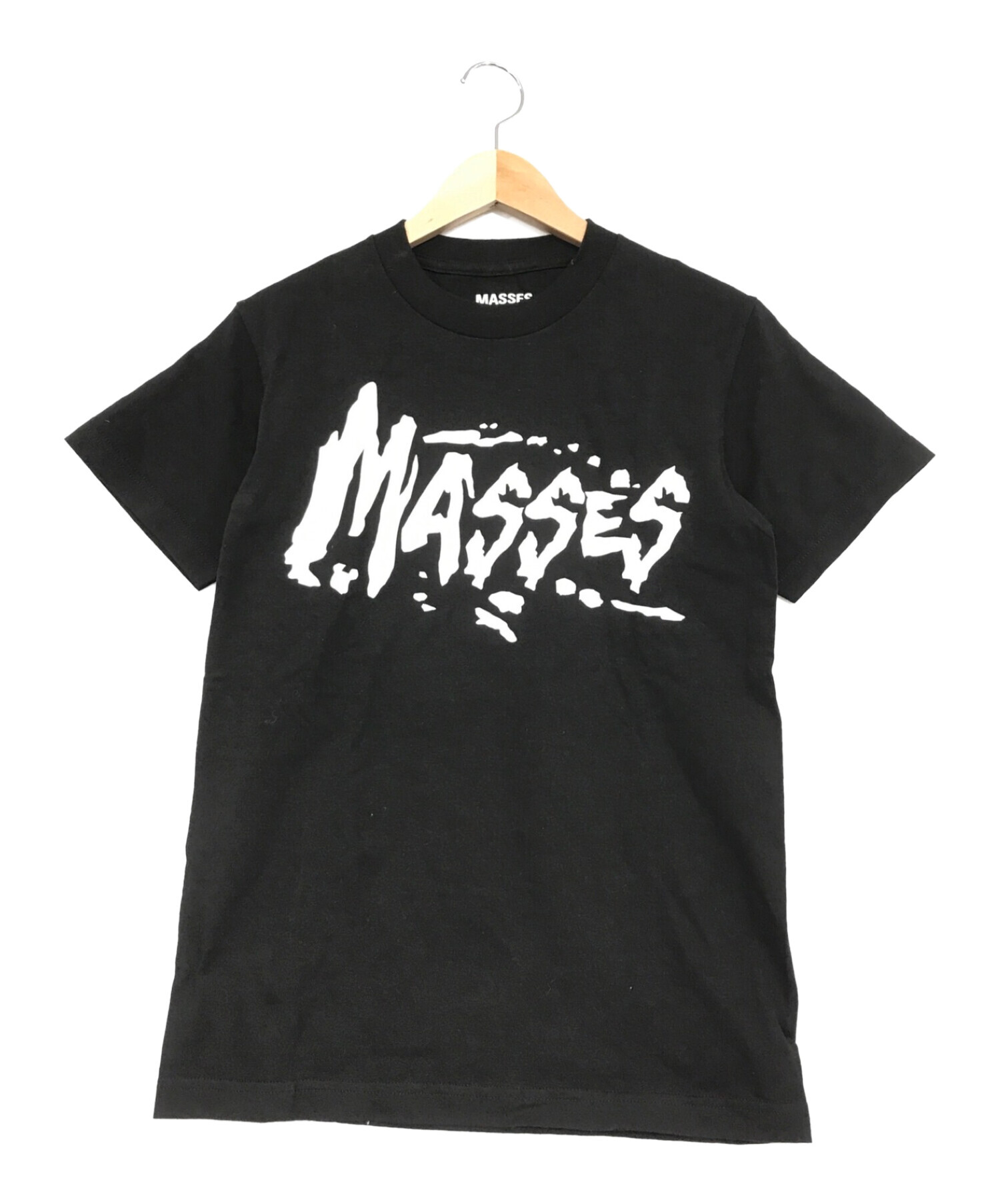 MASSES (マシス) プリントTシャツ ブラック サイズ:S
