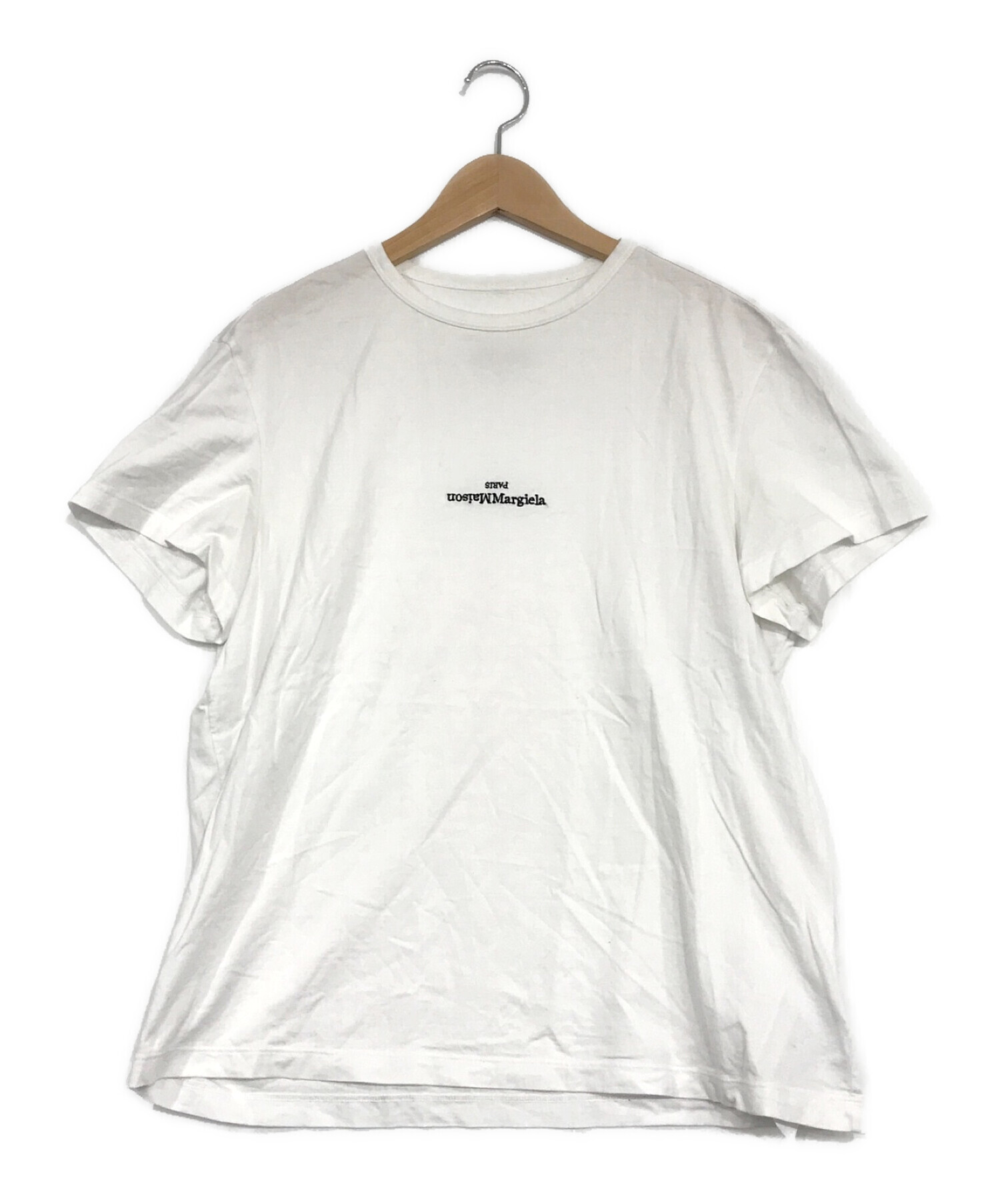 中古・古着通販】Martin Margiela 10 (マルタンマルジェラ 10) ミニロゴTシャツ ホワイト サイズ:46｜ブランド・古着通販  トレファク公式【TREFAC FASHION】スマホサイト