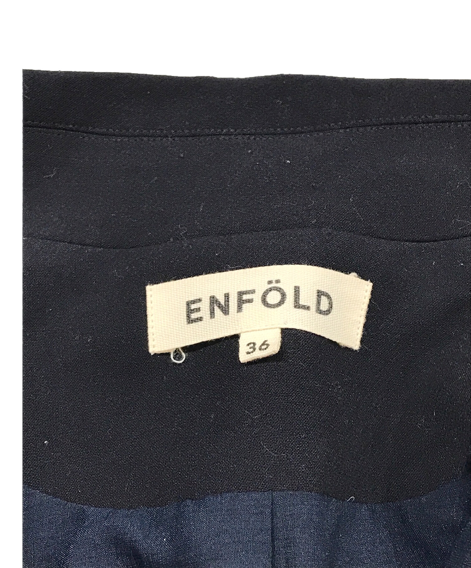 中古・古着通販】ENFOLD (エンフォルド) ダブルクロスリラックス