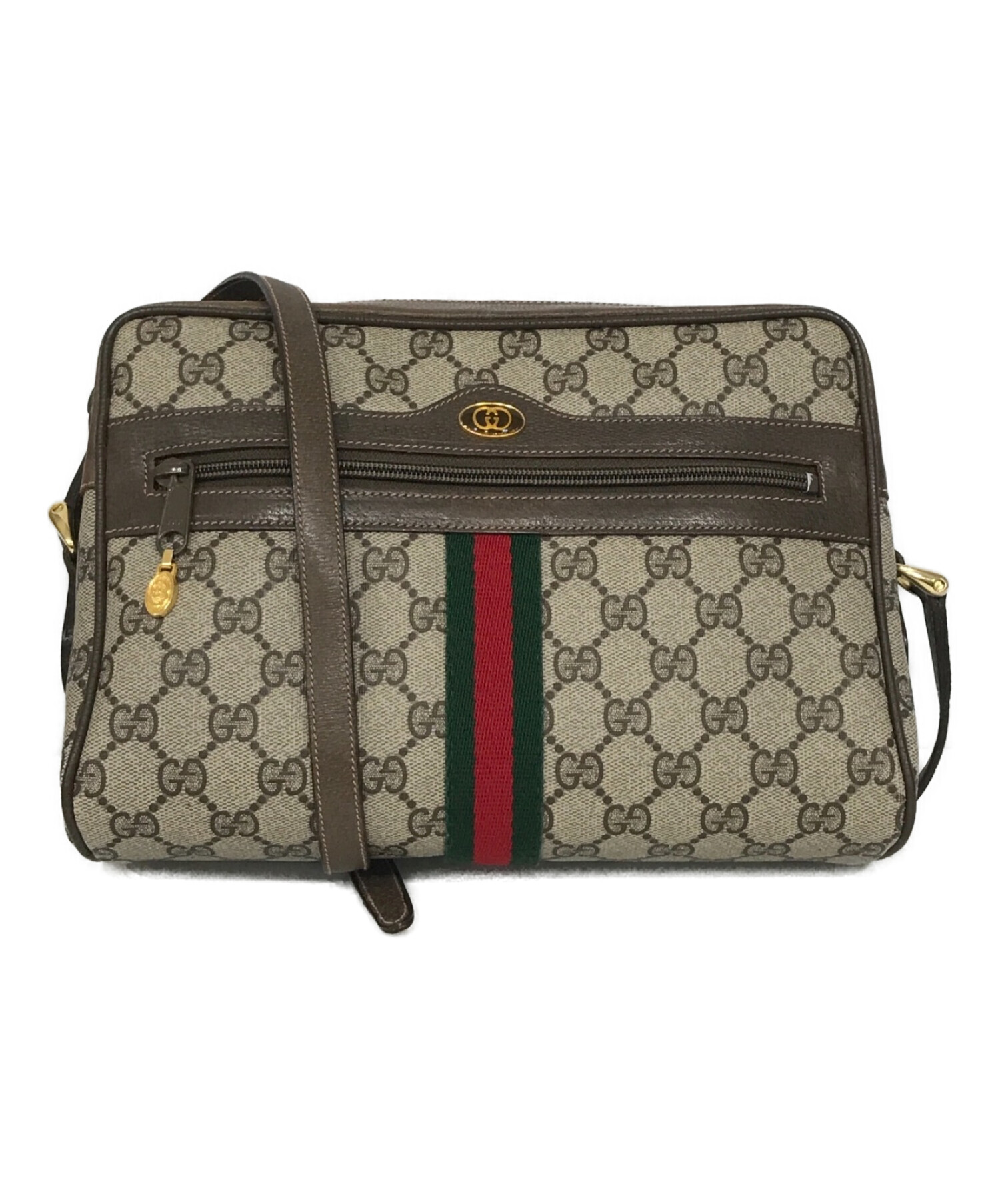 中古・古着通販】GUCCI (グッチ) シェリーラインGG柄ショルダーバッグ