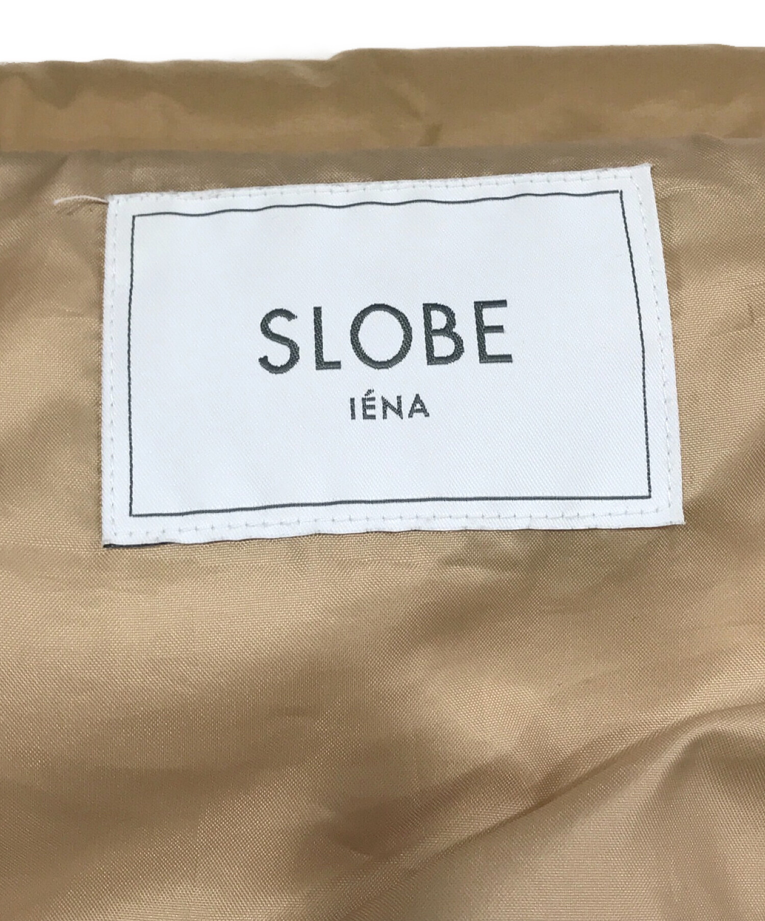 SLOBE IENA (スローブ イエナ) ショールフード ショートダウンコート ベージュ サイズ:SIZE　36