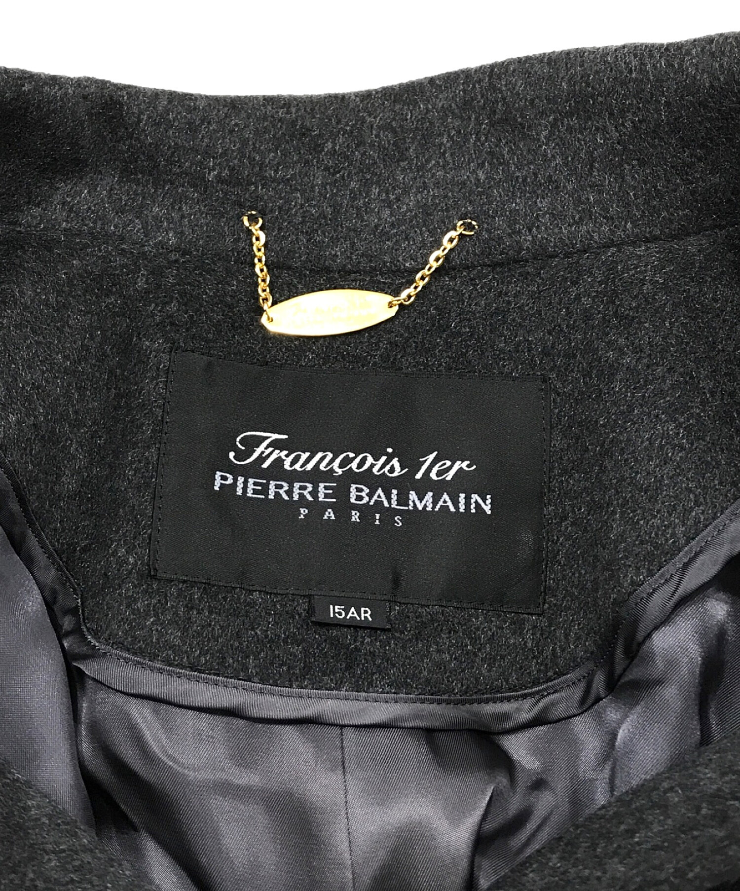 中古・古着通販】PIERRE BALMAIN (ピエールバルマン) カシミヤコート