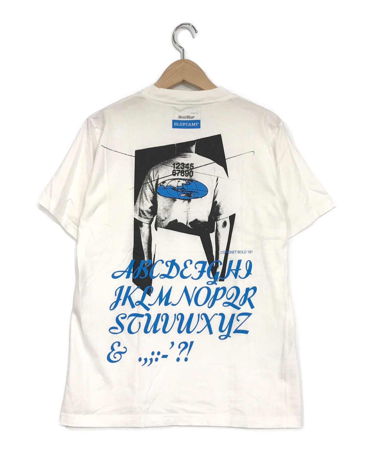kudos (クードス) シルクスクリーンプリント半袖Tシャツ ホワイト サイズ:SIZE　2
