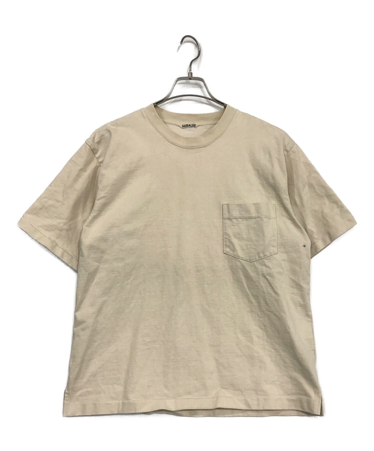 中古・古着通販】AURALEE (オーラリー) STAND-UP TEE ベージュ サイズ ...