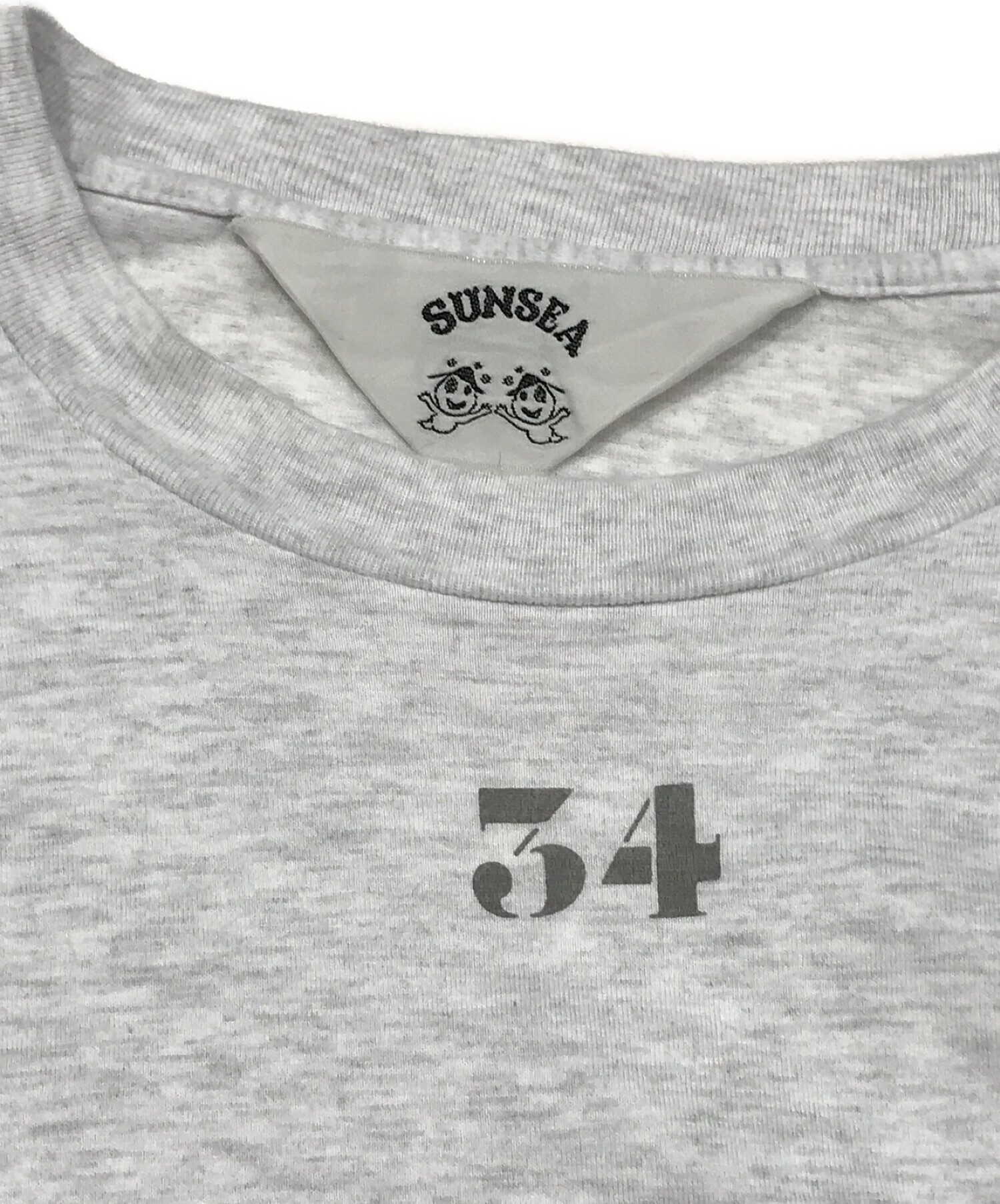 SUNSEA (サンシー) 34 Jail T グレー サイズ:SIZE 2