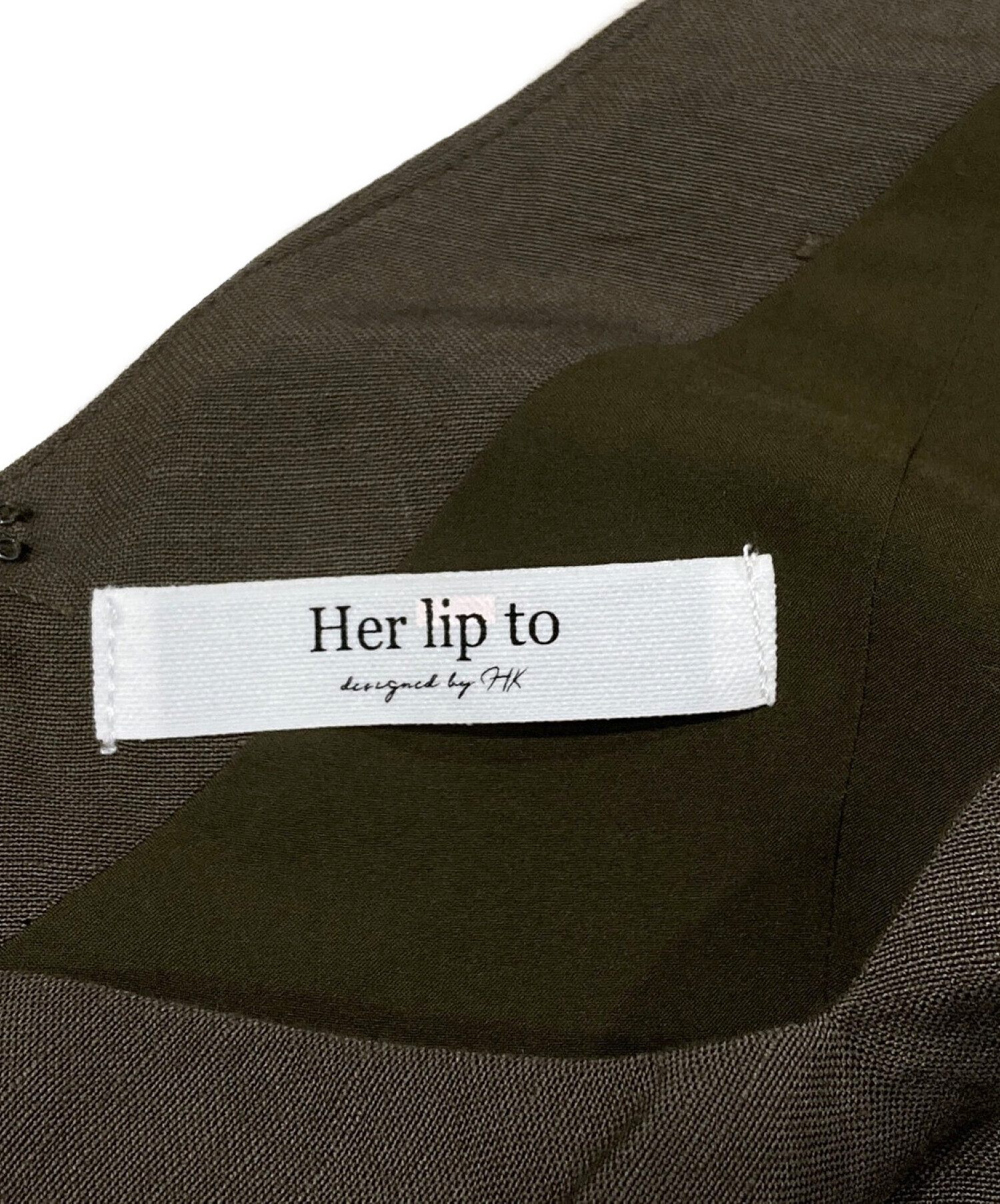 中古・古着通販】Her lip to (ハーリップトゥ) Linen Belted Maxi