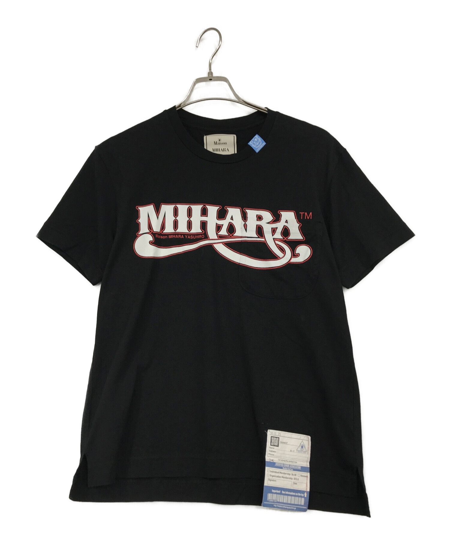 MIHARA YASUHIRO ミハラヤスヒロ T-shirt Tシャツ 黒 - Tシャツ