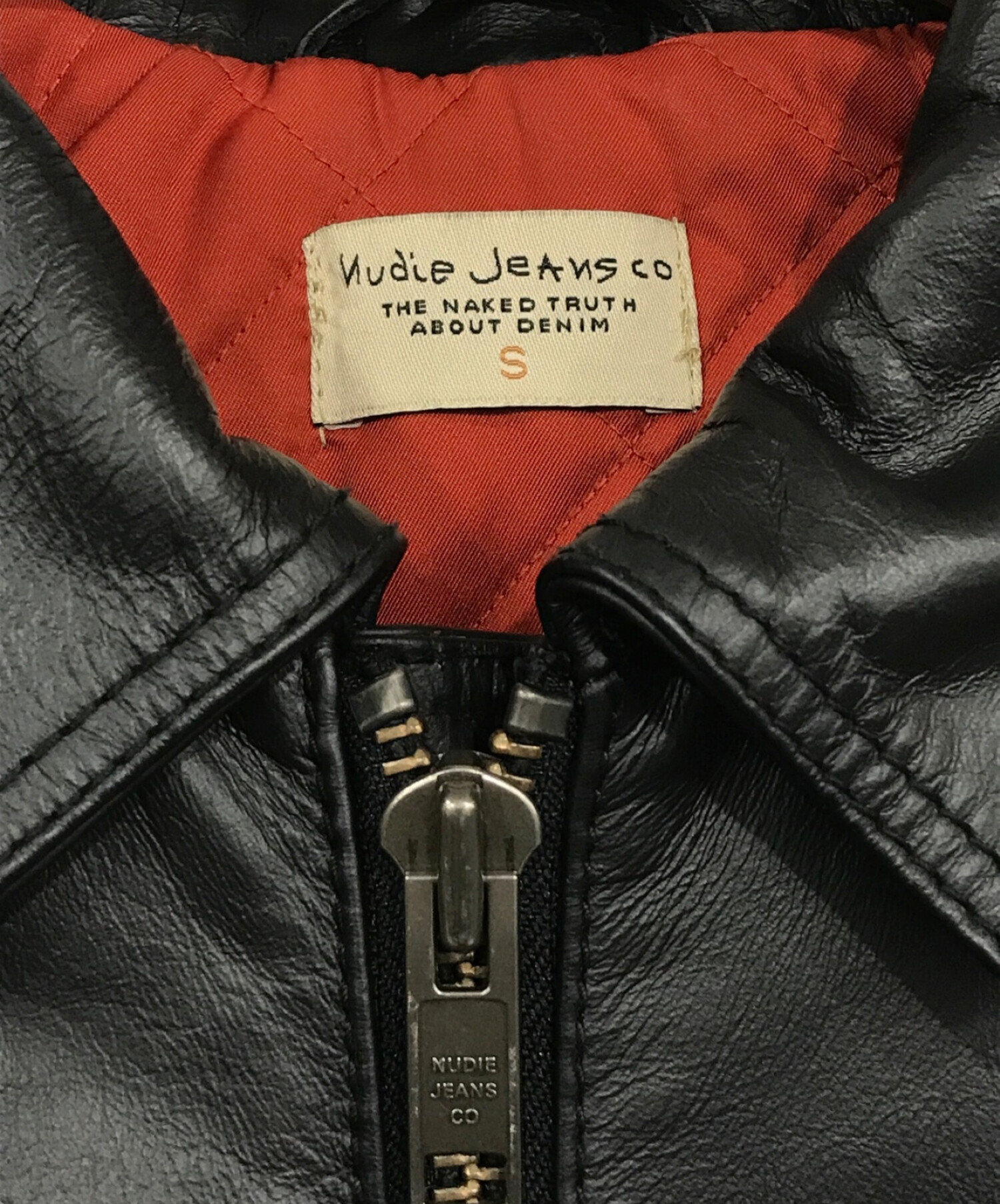 中古・古着通販】NUDIE JEANS (ヌーディジーンズ) EDDY LEATHER JACKET