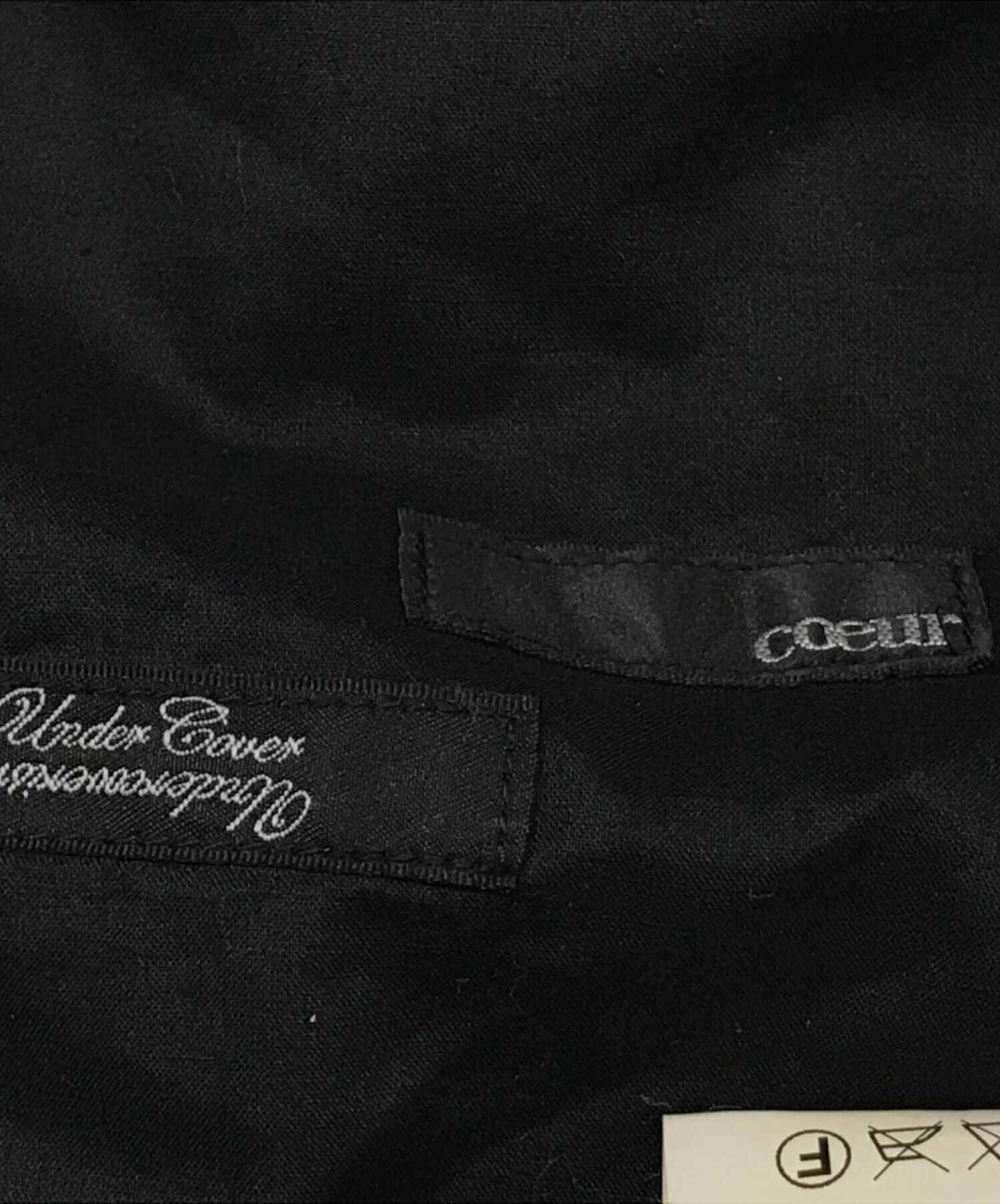 COEUR×UNDERCOVER (クール×アンダーカバー) ベレー帽 ブラック サイズ:SIZE S