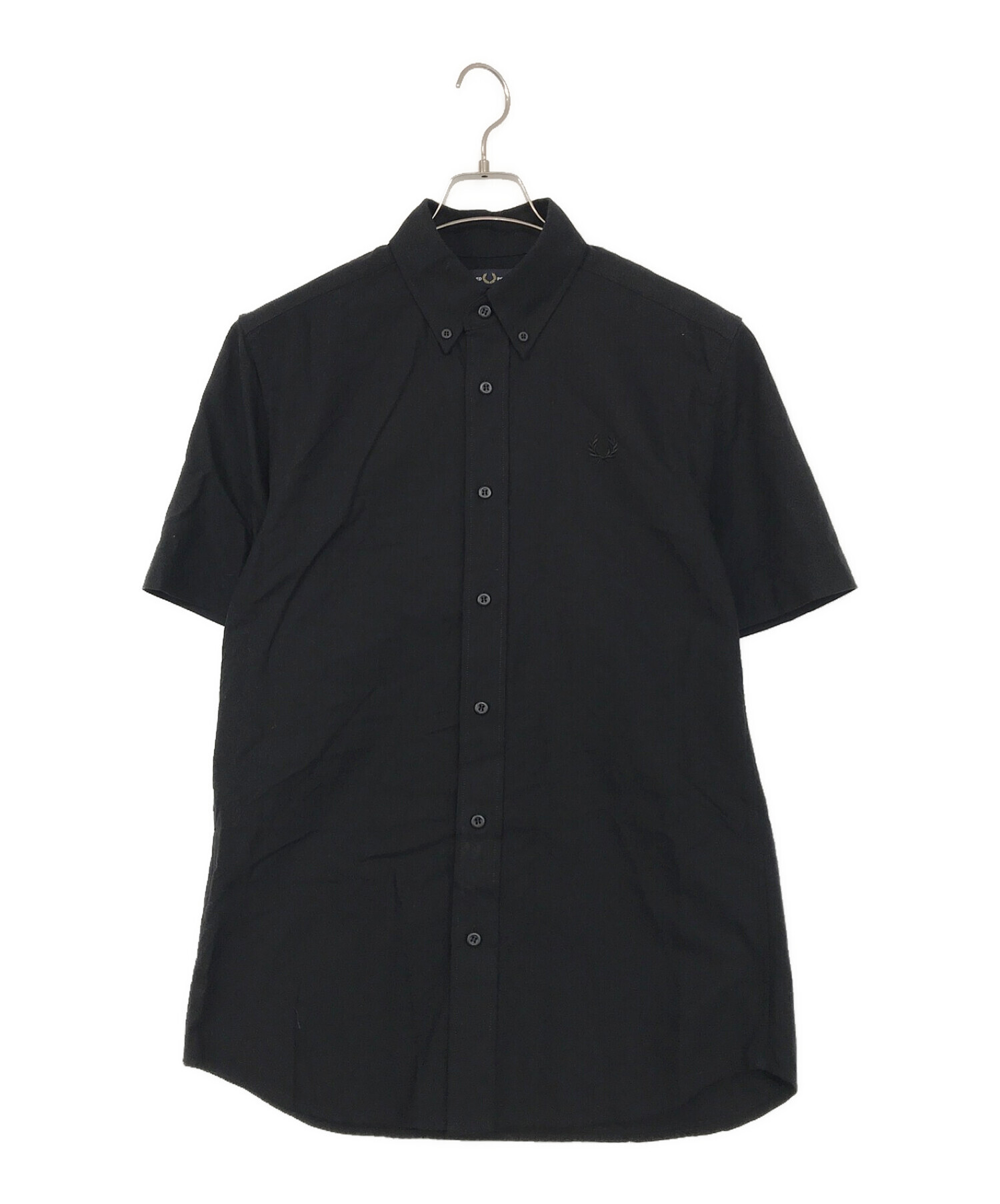 FRED PERRY (フレッドペリー) 半袖シャツ ブラック サイズ:SIZE　S