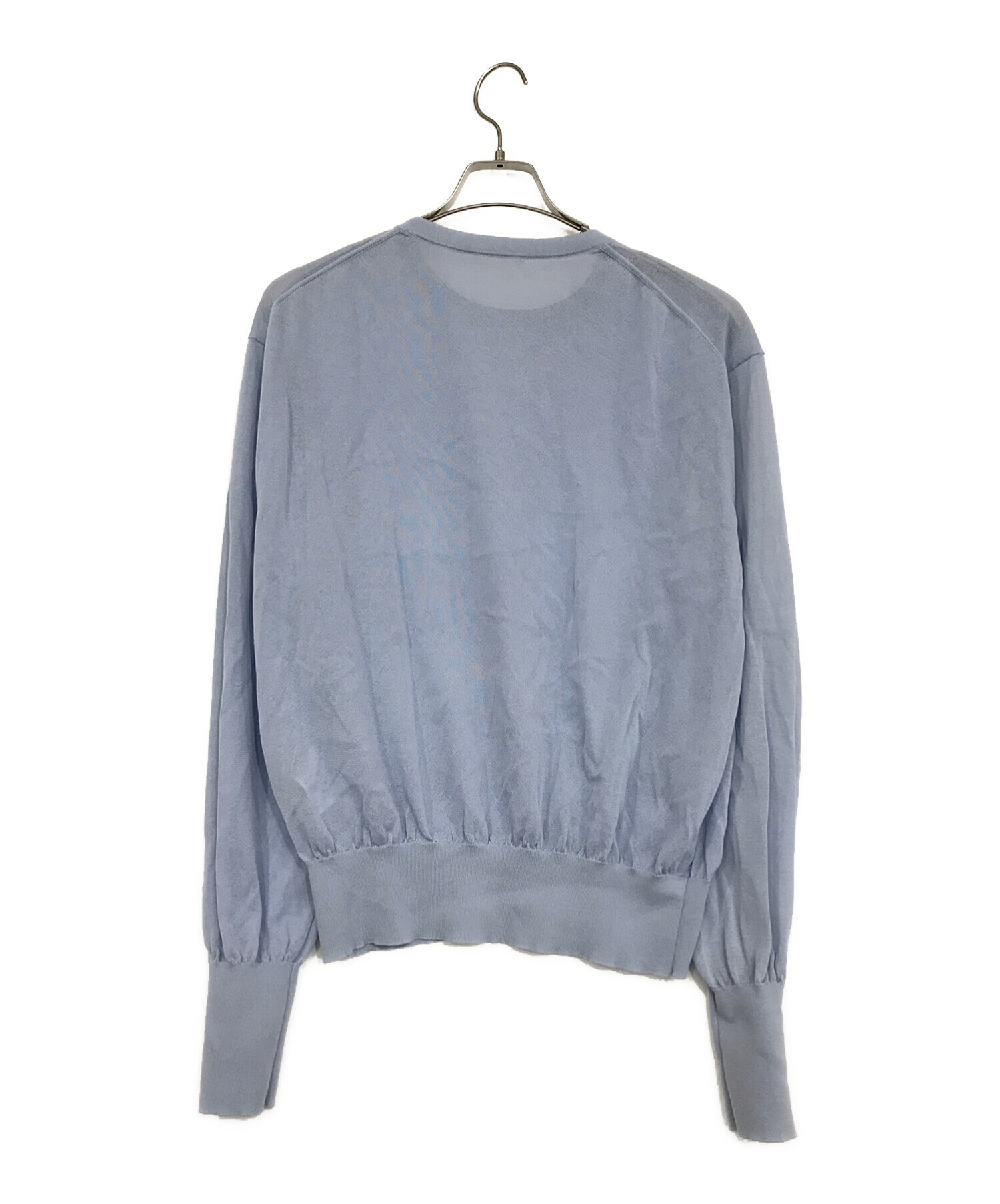 中古・古着通販】L'appartement (アパルトモン) C/N Sheer KNIT スカイ