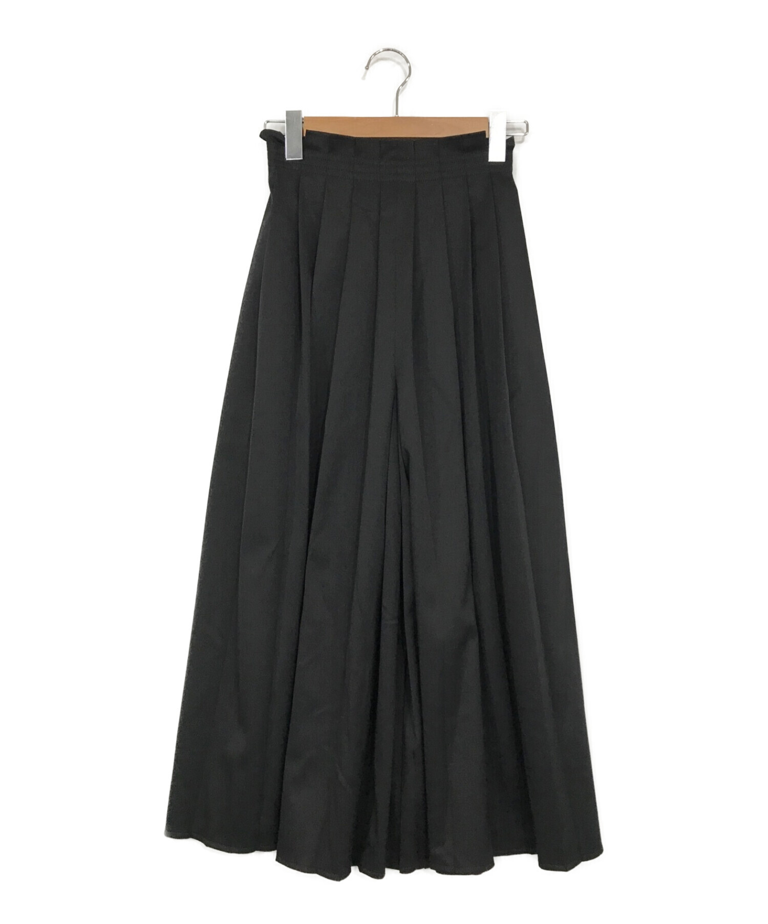 MM6 Maison Margiela (エムエムシックス メゾンマルジェラ) プリーツスカートパンツ ブラック サイズ:SIZE 36