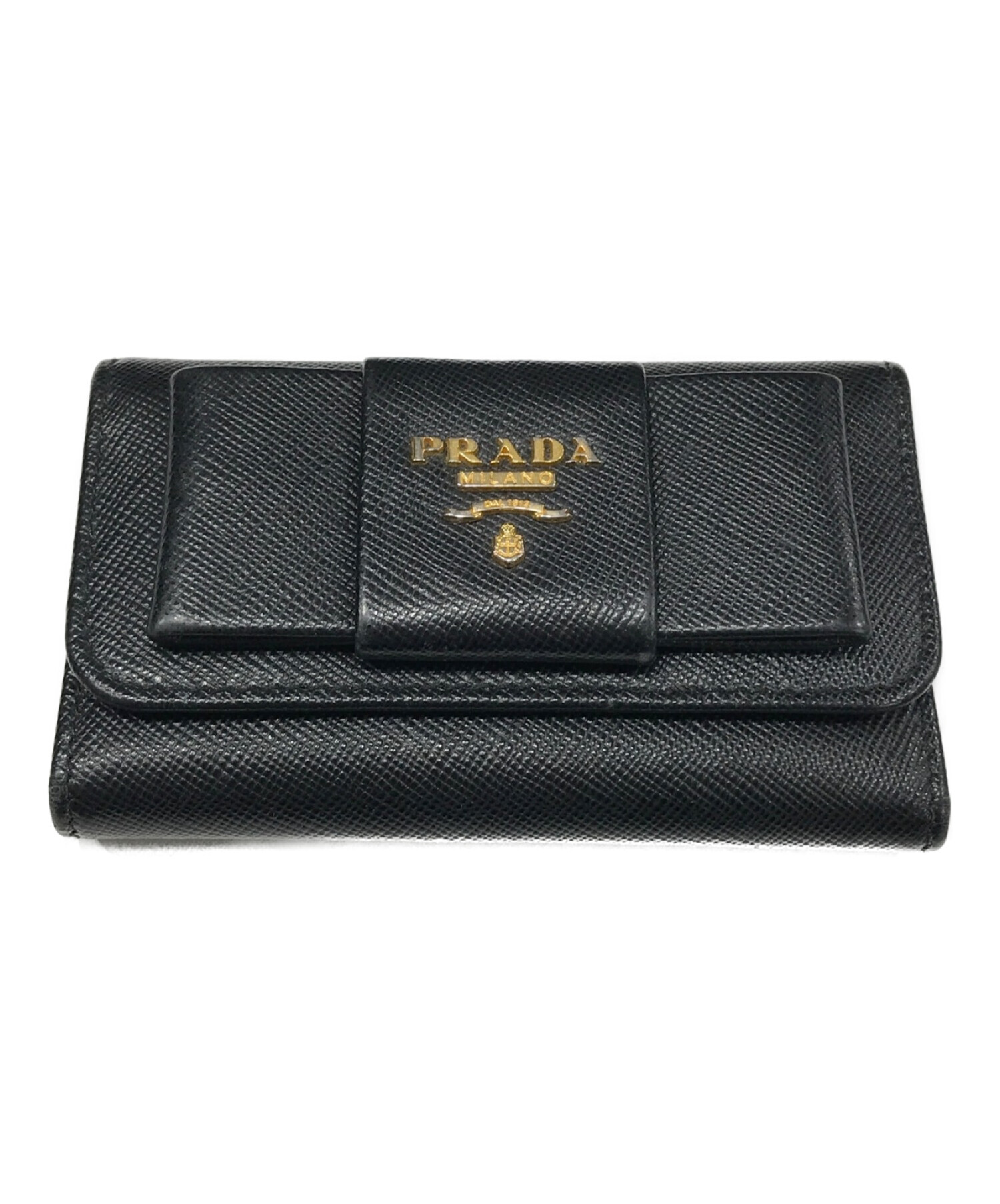 中古・古着通販】PRADA (プラダ) 6連リボンキーケース ブラック