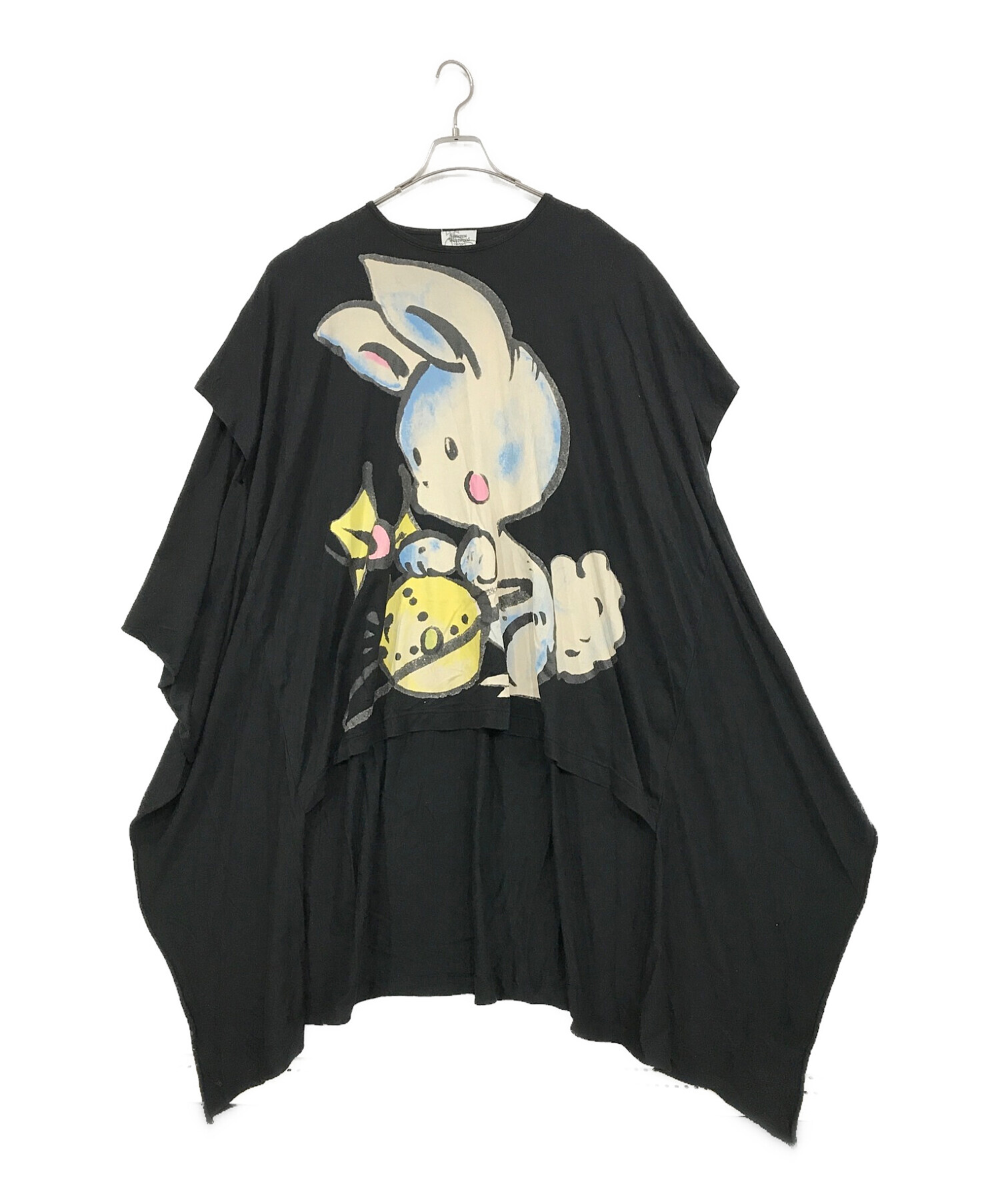 Vivienne Westwood man (ヴィヴィアン ウェストウッド マン) バニーハニー リラックスTシャツ ブラック サイズ:SIZE F