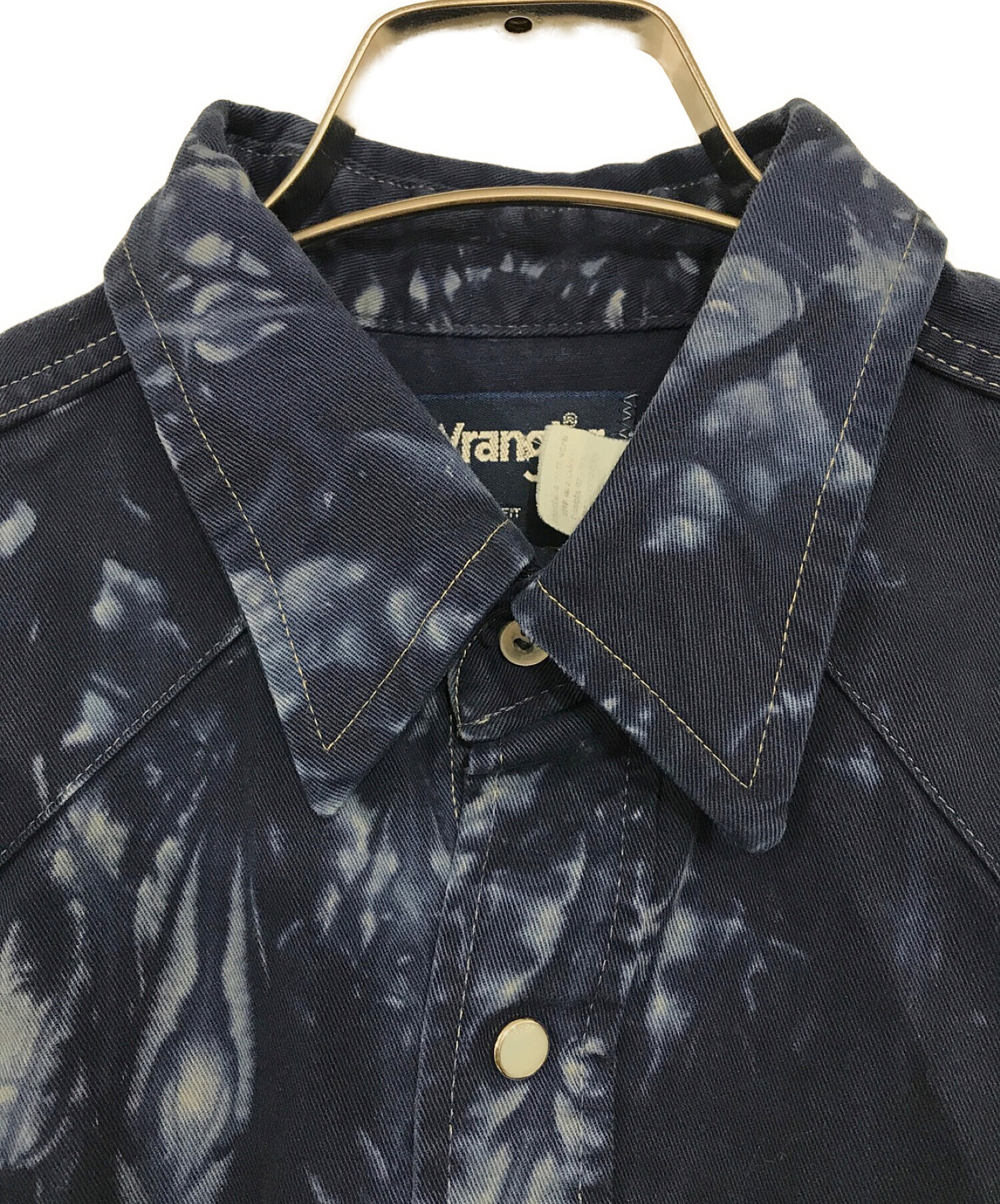 中古・古着通販】Wrangler (ラングラー) デニムシャツ ブルー サイズ