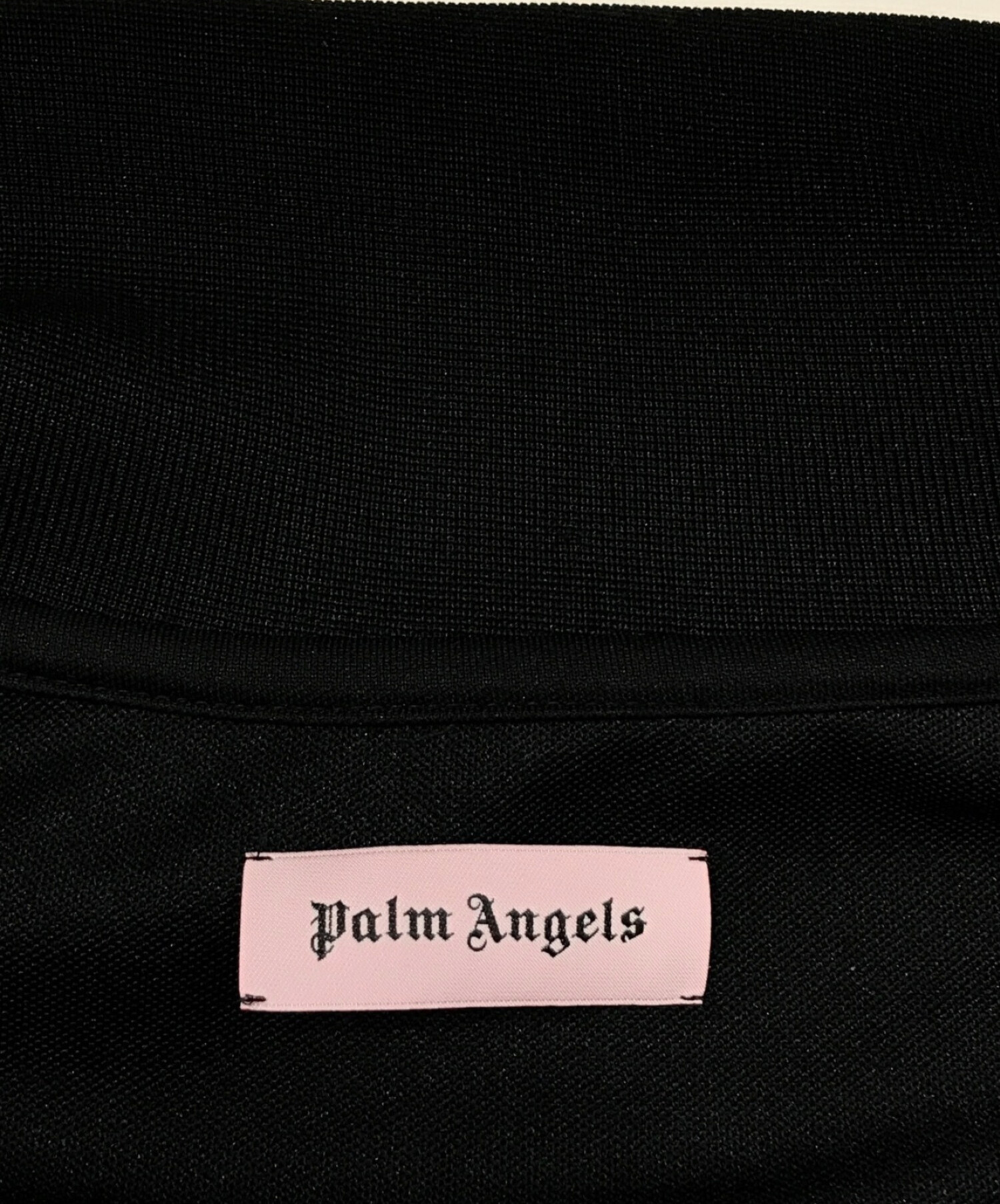 Palm Angels (パームエンジェルス) サイドレインボーライントラックジャケット ブラック サイズ:SIZE S