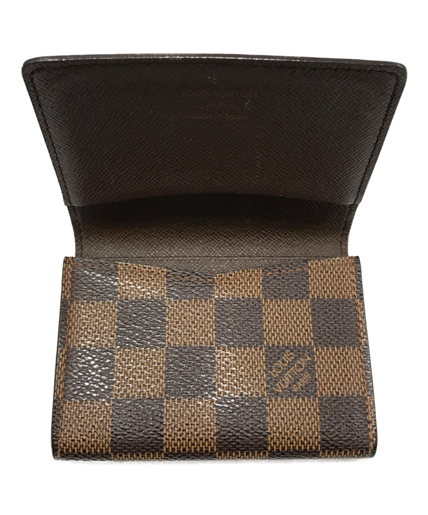 中古・古着通販】LOUIS VUITTON (ルイ ヴィトン) 名刺入れ ブラウン