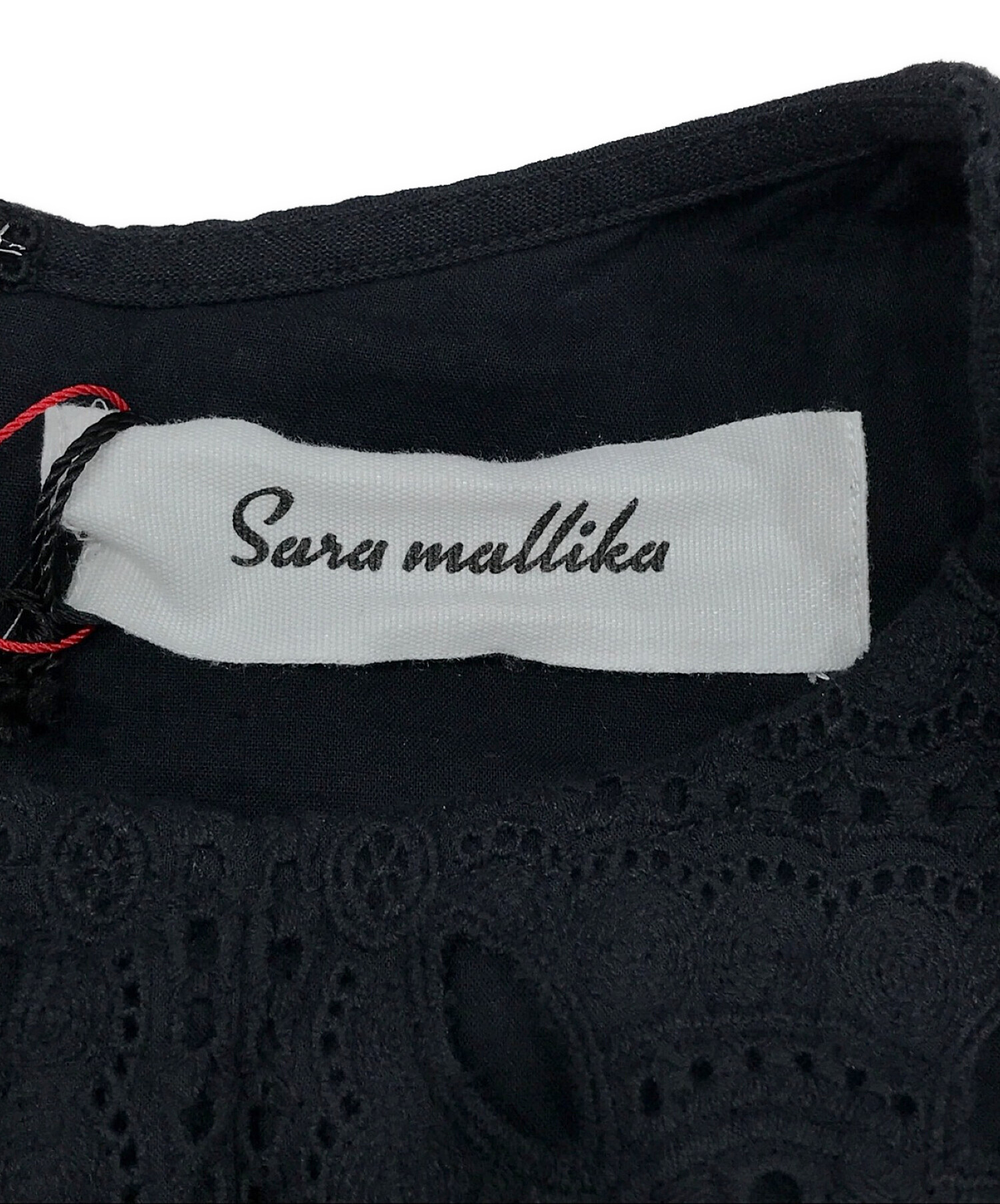 sara mallika (サラマリカ) カットワークレースワンピース ブラック サイズ:SIZE 00 未使用品