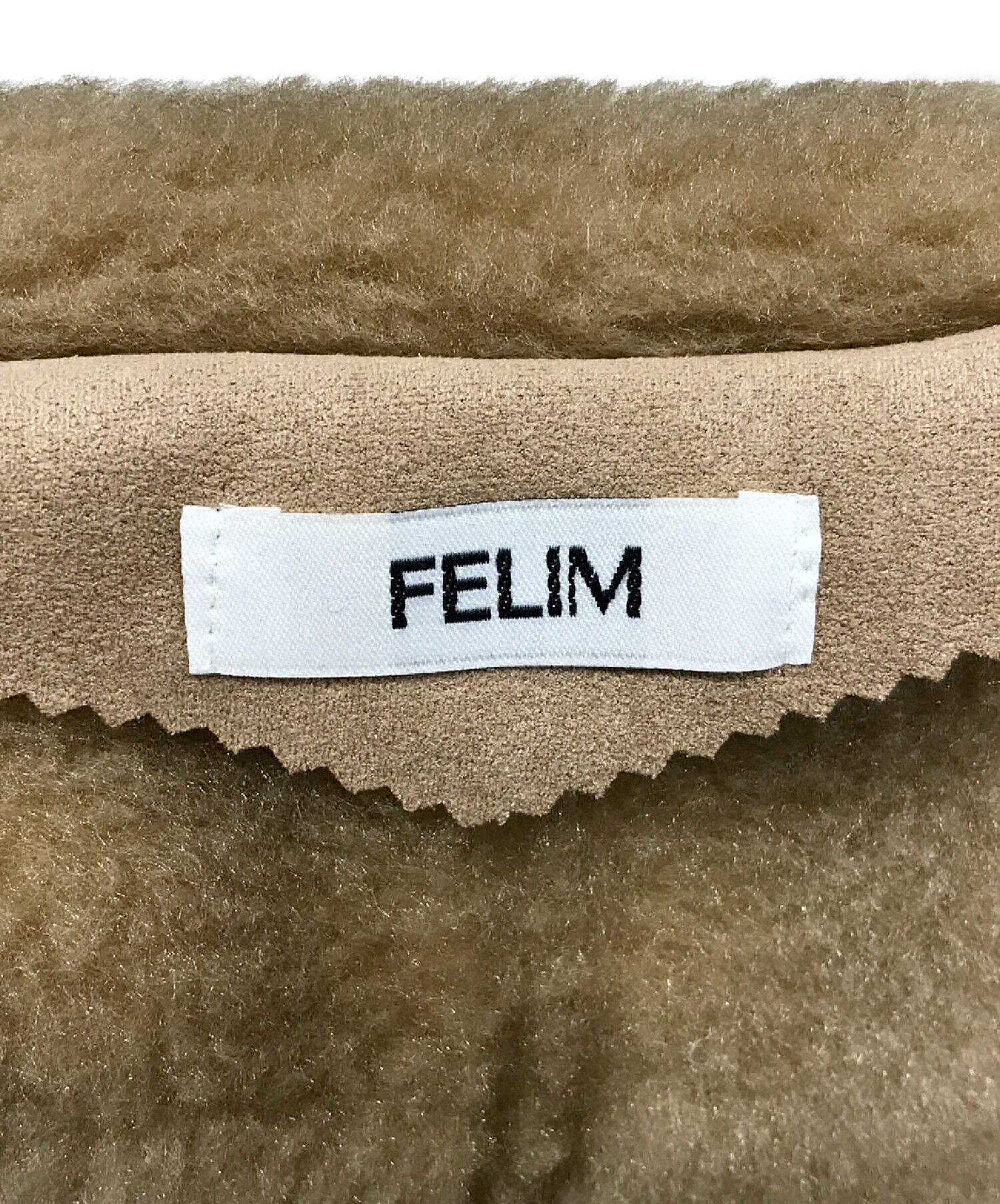 FELIM (フェリム) ムートンコート ブラウン サイズ:表記無し